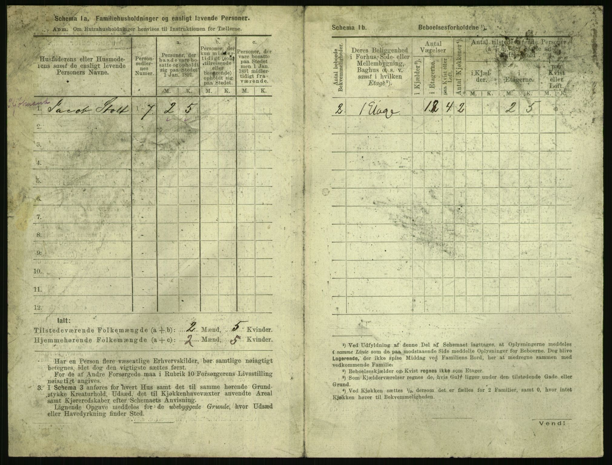 RA, 1891 census for 0301 Kristiania, 1891, p. 2063