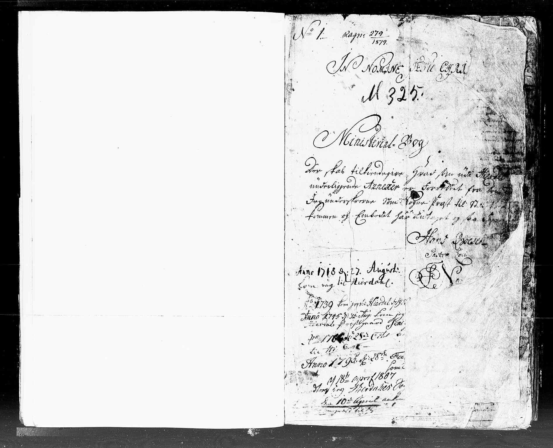 Hjartdal kirkebøker, SAKO/A-270/F/Fa/L0002: Parish register (official) no. I 2, 1716-1754