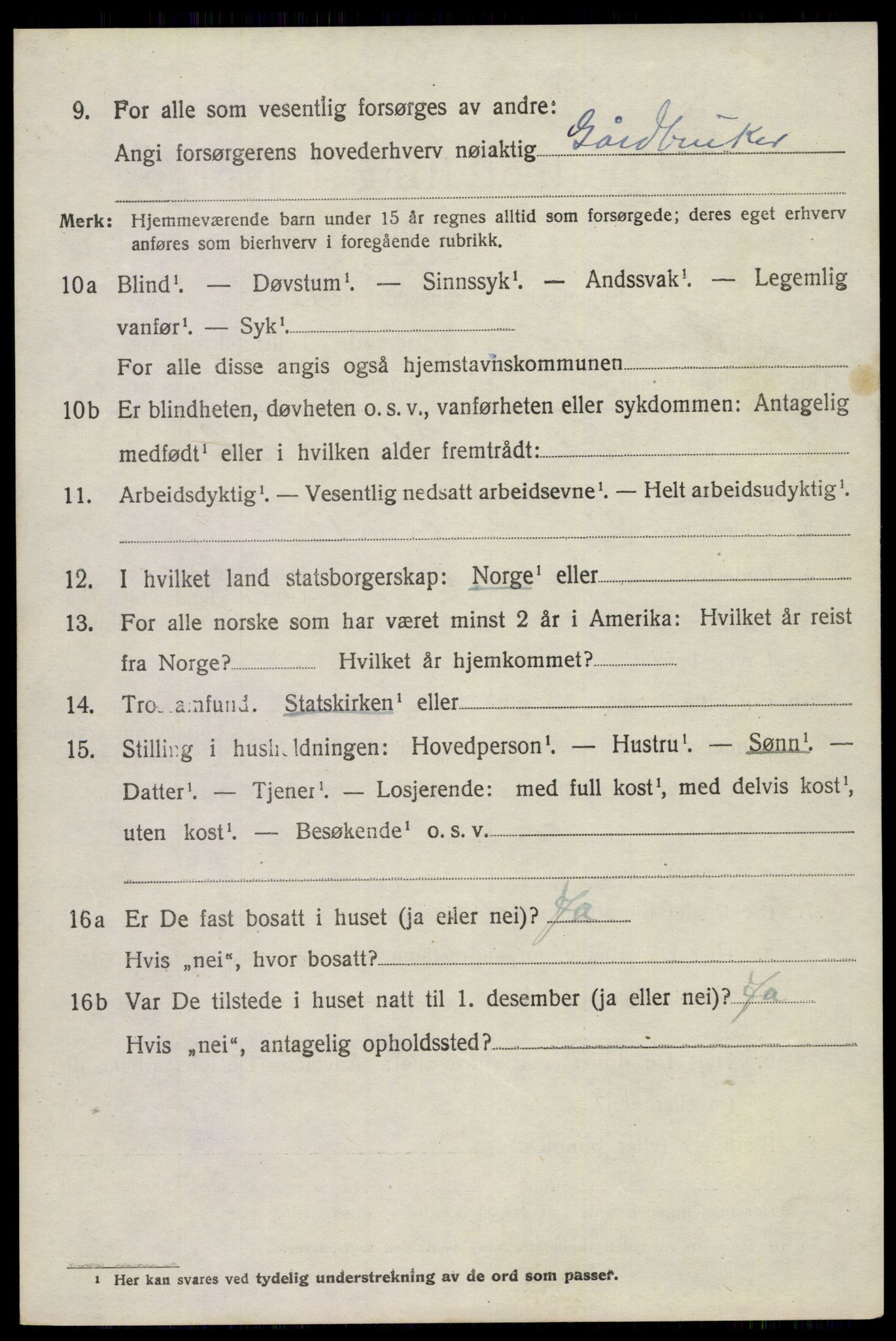 SAKO, 1920 census for Eidanger, 1920, p. 7527