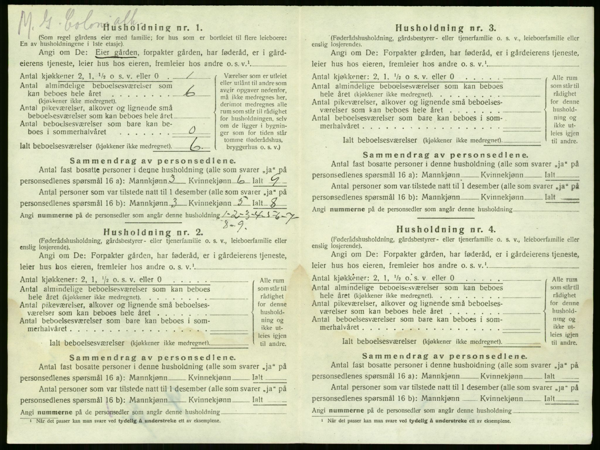 SAKO, 1920 census for Nøtterøy, 1920, p. 1716
