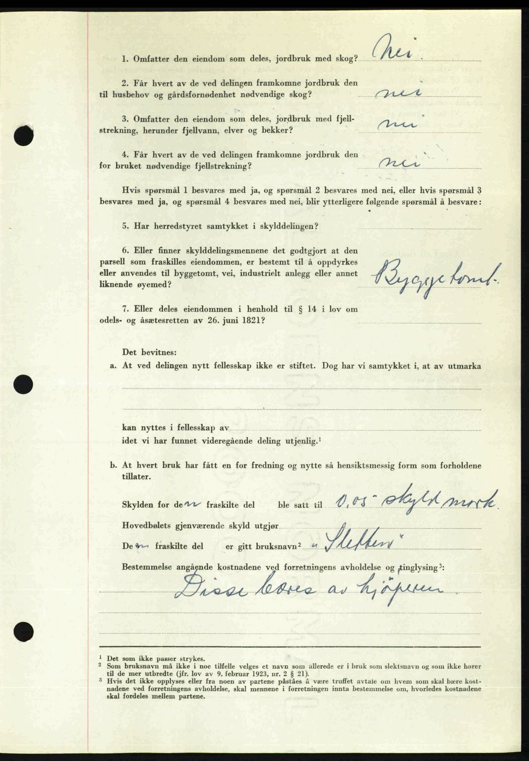 Romsdal sorenskriveri, AV/SAT-A-4149/1/2/2C: Mortgage book no. A27, 1948-1948, Diary no: : 2841/1948