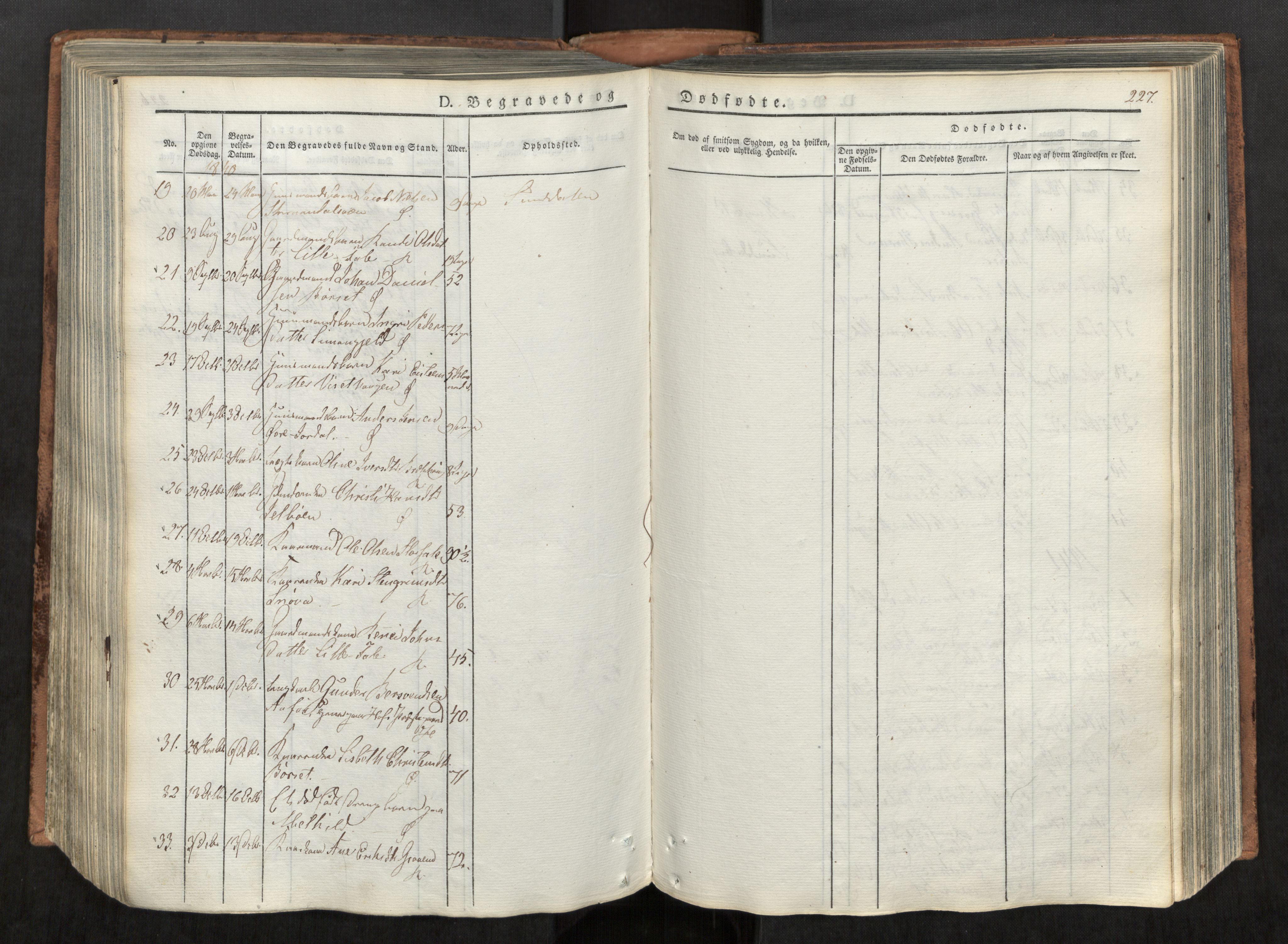 Ministerialprotokoller, klokkerbøker og fødselsregistre - Møre og Romsdal, AV/SAT-A-1454/590/L1012: Parish register (official) no. 590A04, 1832-1846, p. 227