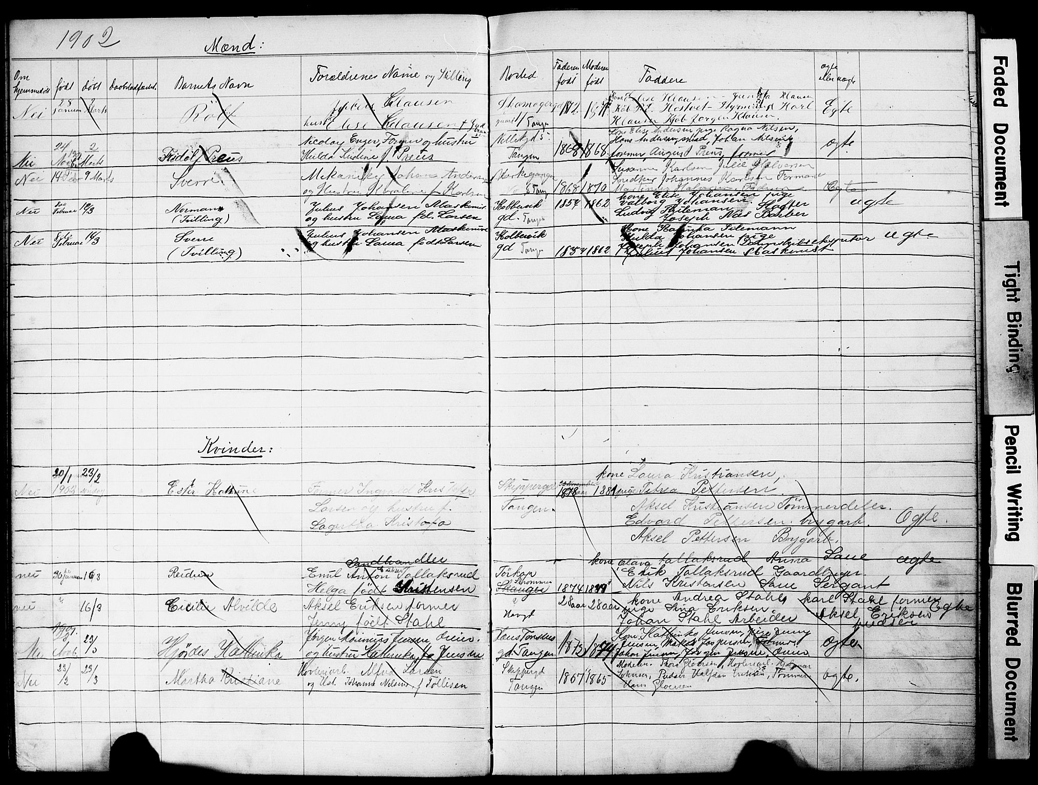 Strømsø kirkebøker, AV/SAKO-A-246/Y/Yb/L0001: Parish register draft no. II 1, 1896-1904