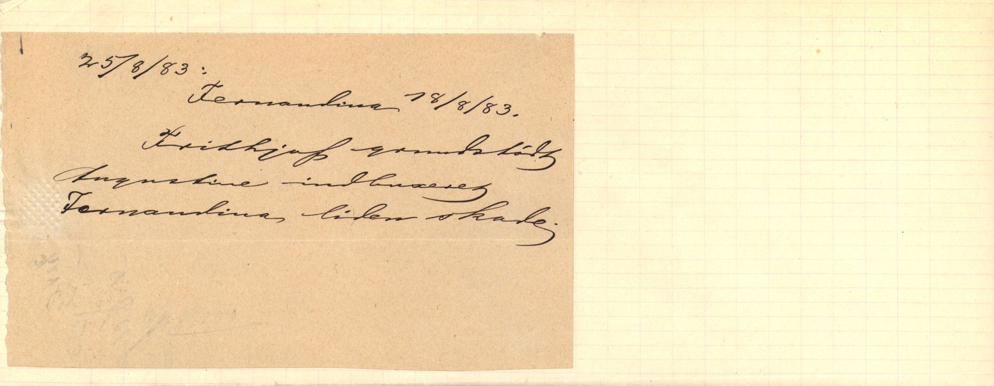 Pa 63 - Østlandske skibsassuranceforening, VEMU/A-1079/G/Ga/L0016/0002: Havaridokumenter / Brage, Frithof, Galis, Glencairn, Flink, 1883, p. 24