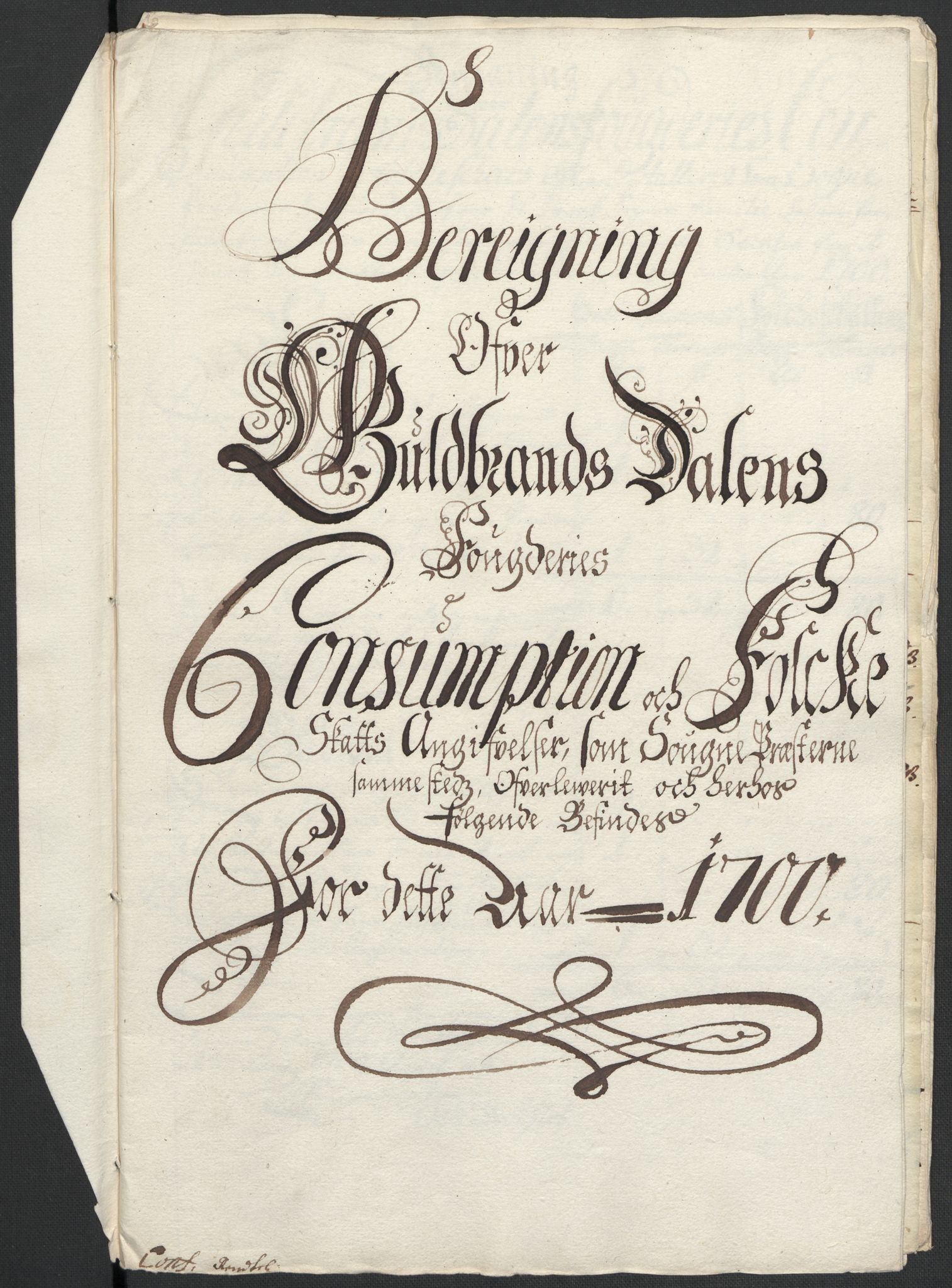 Rentekammeret inntil 1814, Reviderte regnskaper, Fogderegnskap, AV/RA-EA-4092/R17/L1173: Fogderegnskap Gudbrandsdal, 1700, p. 135