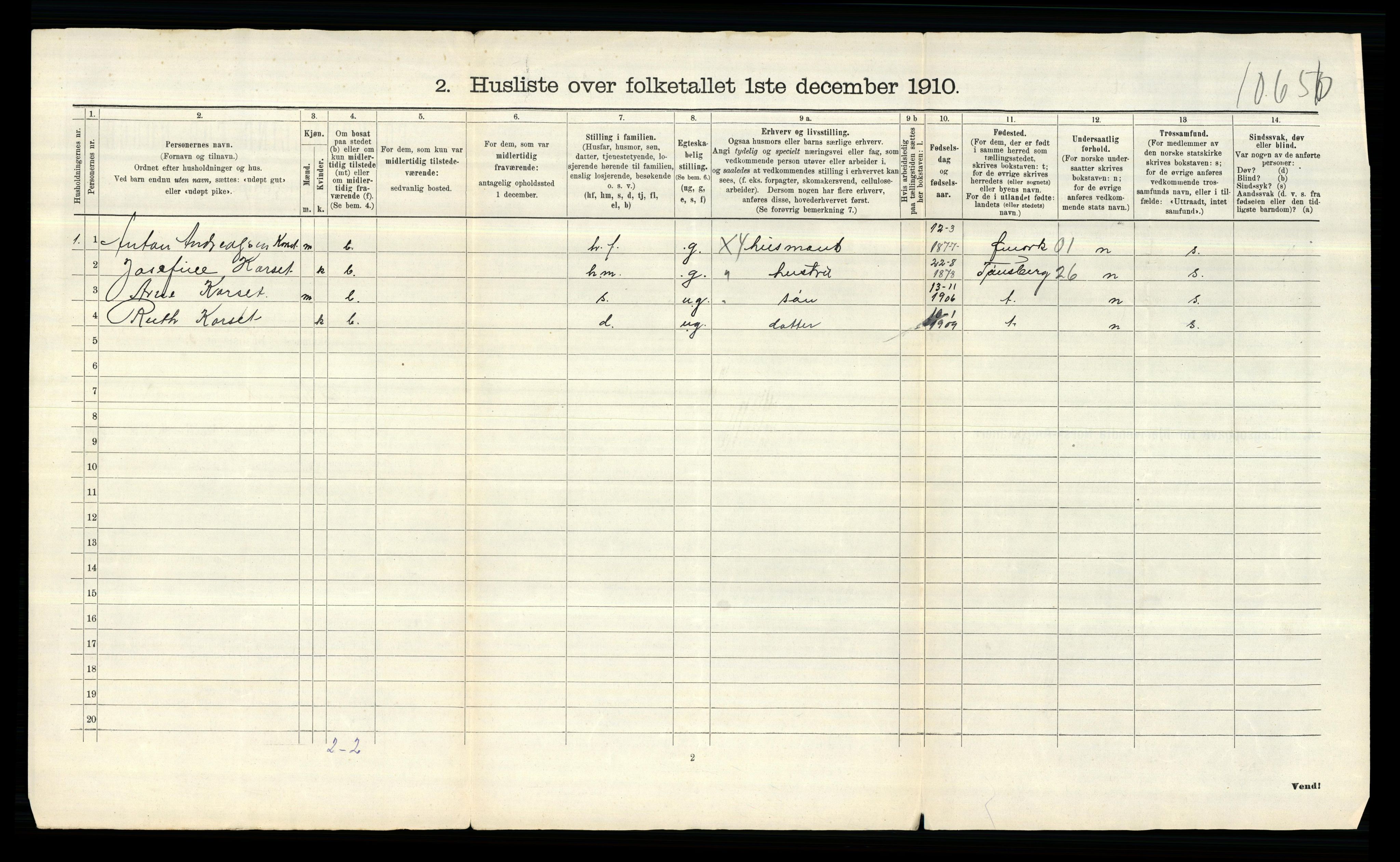 RA, 1910 census for Aremark, 1910, p. 28