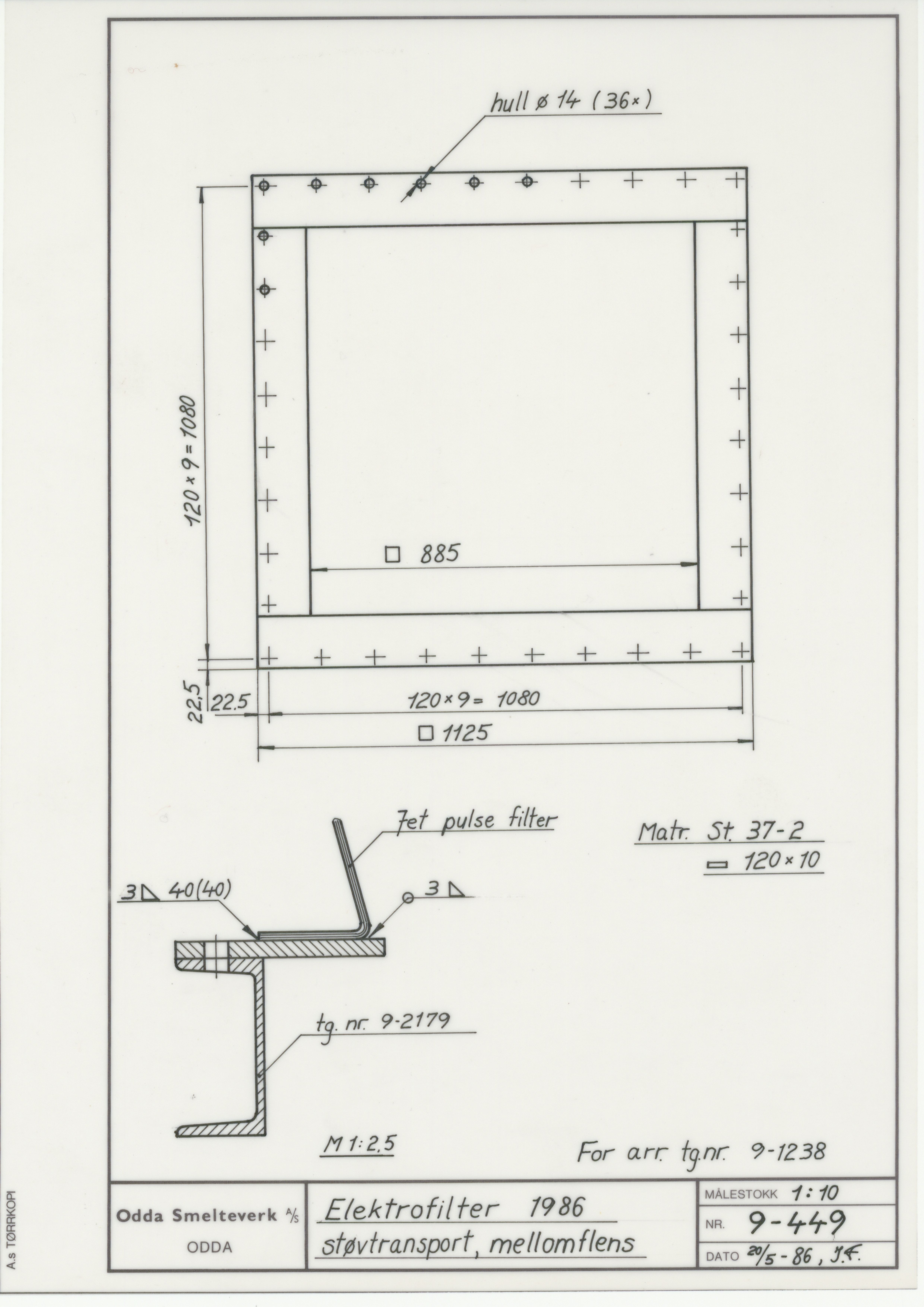 Odda smelteverk AS, KRAM/A-0157.1/T/Td/L0009: Gruppe 9. Blandingsrom og kokstørker, 1920-1970, p. 707