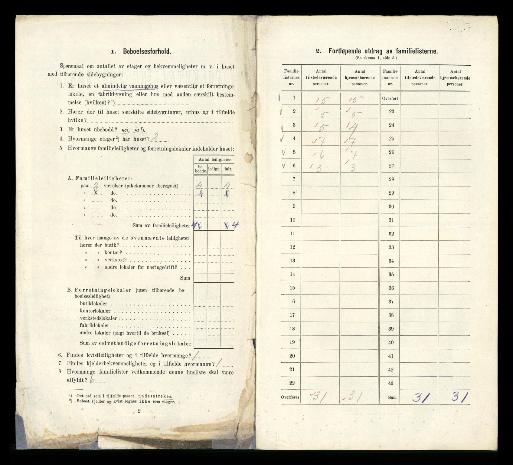 RA, 1910 census for Bergen, 1910, p. 11646