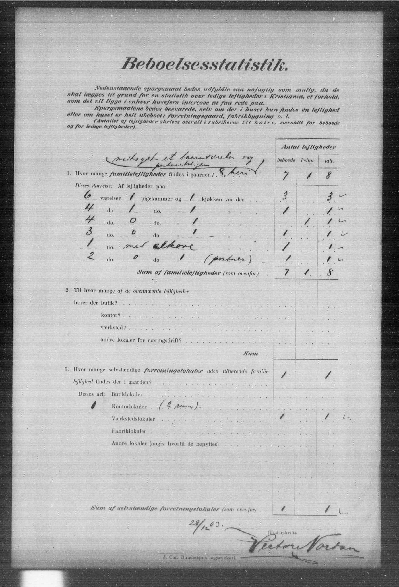 OBA, Municipal Census 1903 for Kristiania, 1903, p. 21976