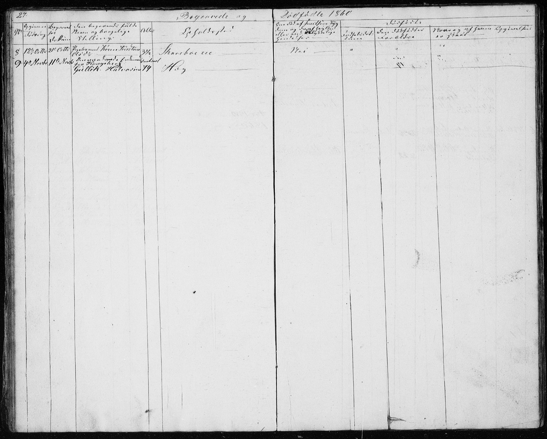 Botne kirkebøker, SAKO/A-340/G/Gb/L0001: Parish register (copy) no. II 1, 1848-1860, p. 27