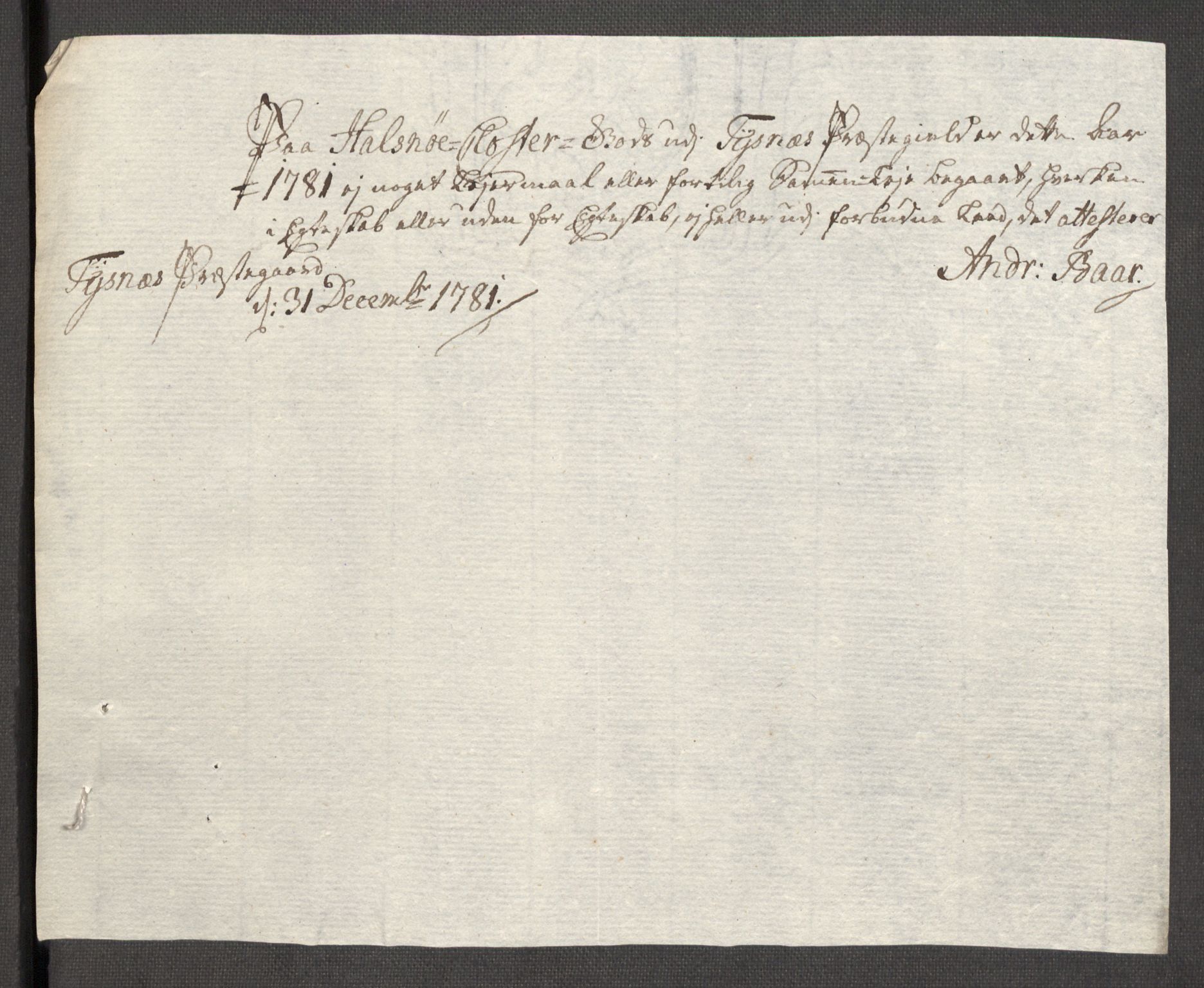 Rentekammeret inntil 1814, Reviderte regnskaper, Fogderegnskap, AV/RA-EA-4092/R48/L3097: Fogderegnskap Sunnhordland og Hardanger, 1781, p. 296