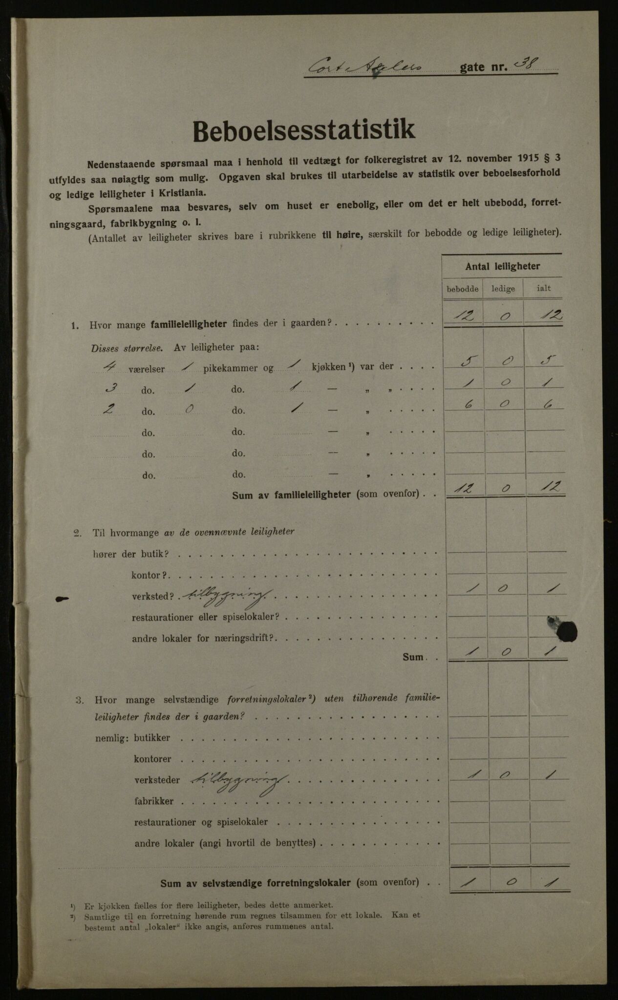 OBA, Municipal Census 1923 for Kristiania, 1923, p. 15842