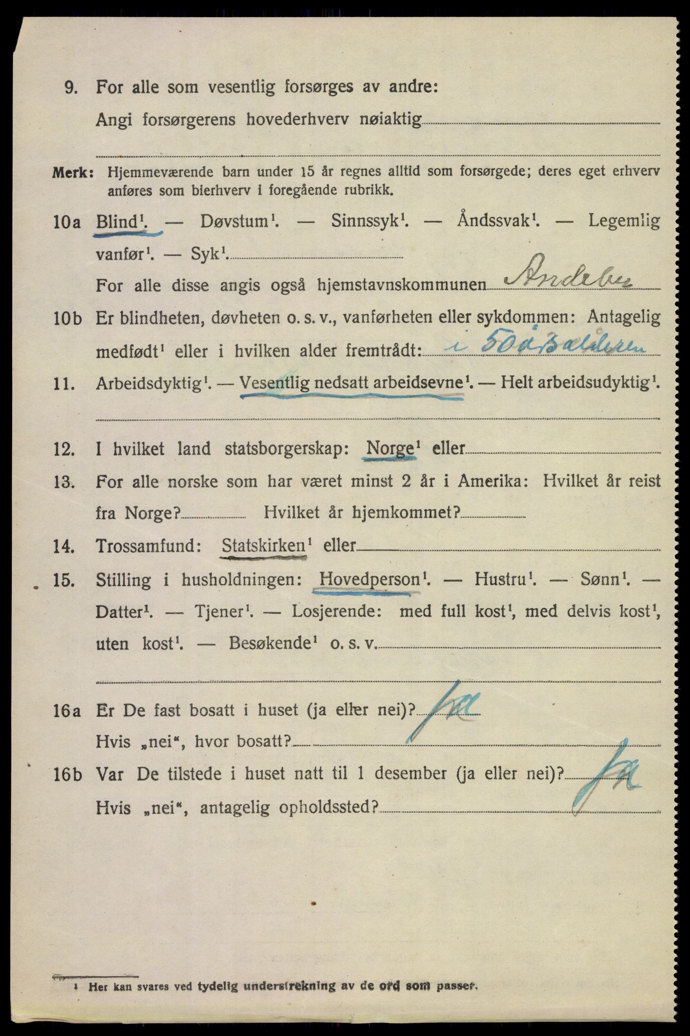 SAKO, 1920 census for Andebu, 1920, p. 4083