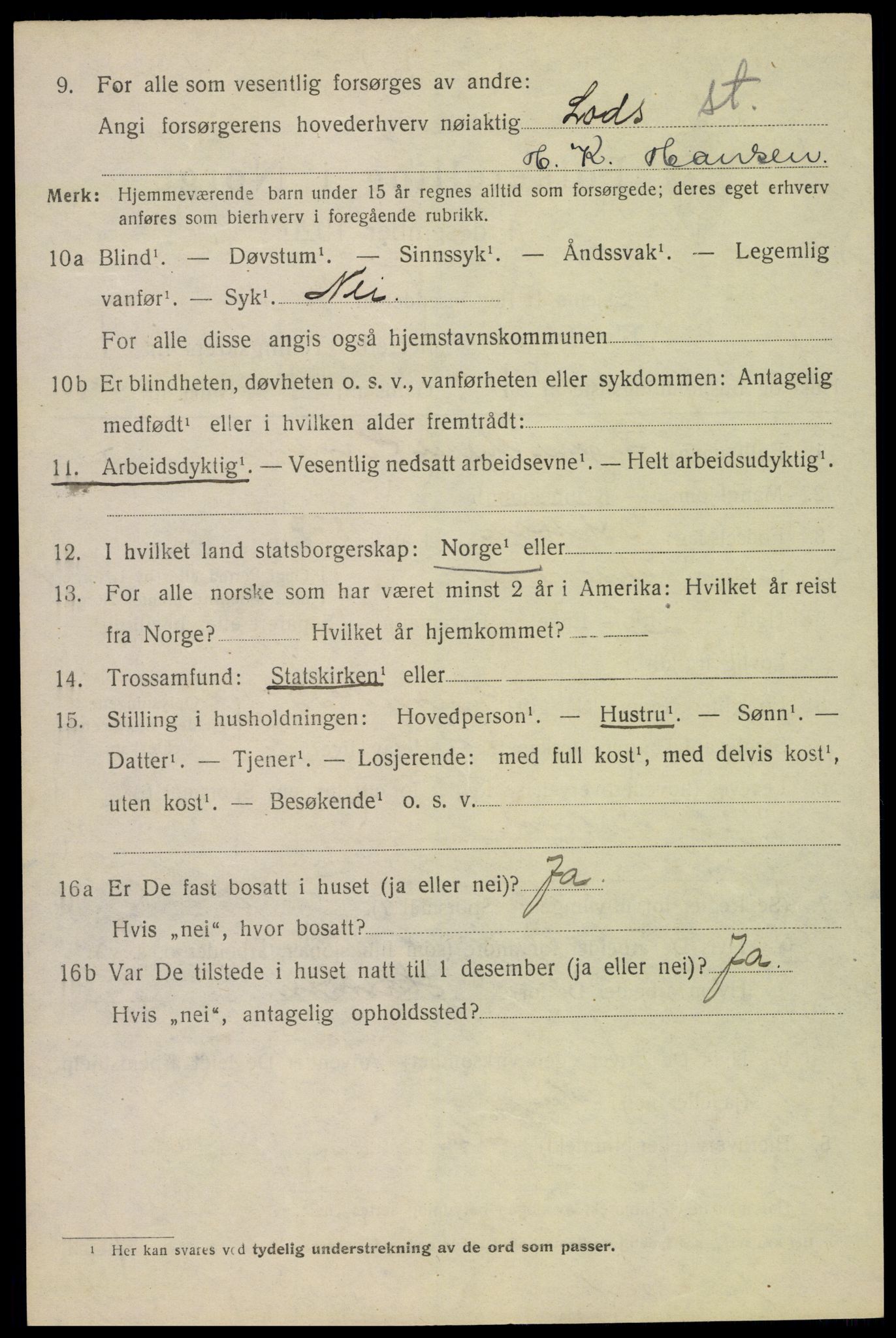 SAKO, 1920 census for Fredriksvern, 1920, p. 980