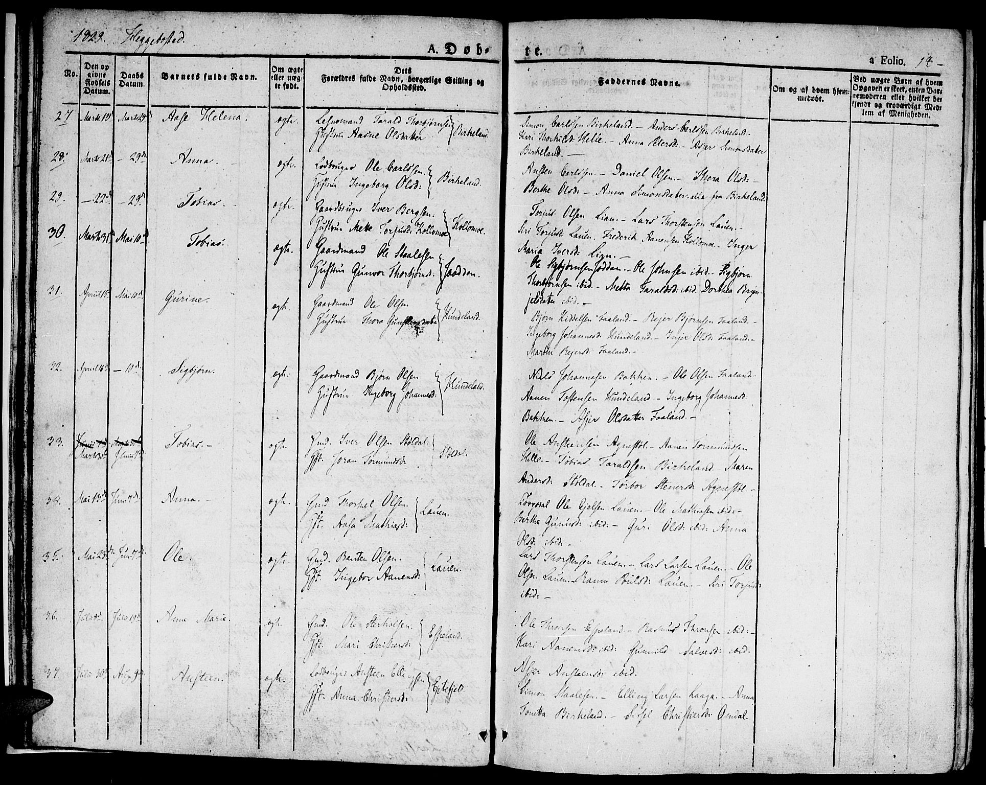 Hægebostad sokneprestkontor, AV/SAK-1111-0024/F/Fa/Faa/L0003: Parish register (official) no. A 3 /1, 1825-1834, p. 18