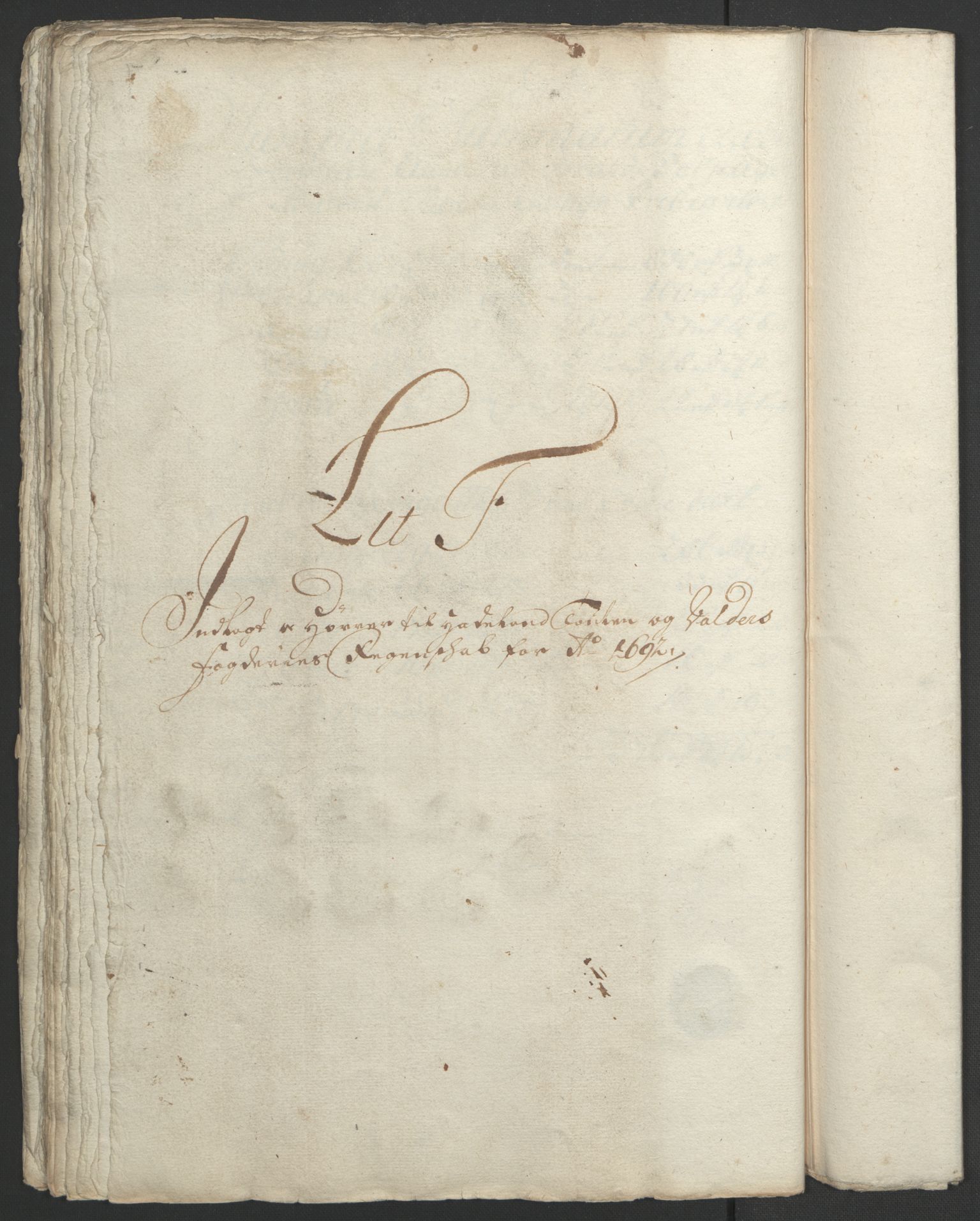 Rentekammeret inntil 1814, Reviderte regnskaper, Fogderegnskap, RA/EA-4092/R18/L1291: Fogderegnskap Hadeland, Toten og Valdres, 1692, p. 61