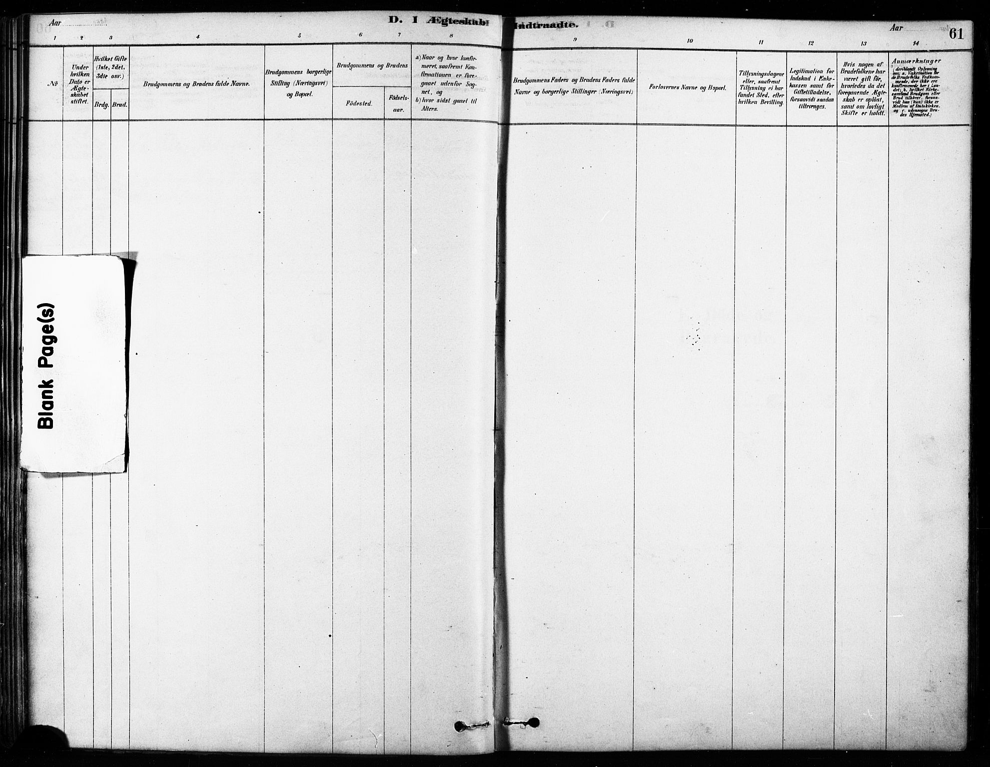 Trondenes sokneprestkontor, SATØ/S-1319/H/Ha/L0015kirke: Parish register (official) no. 15, 1878-1889, p. 61