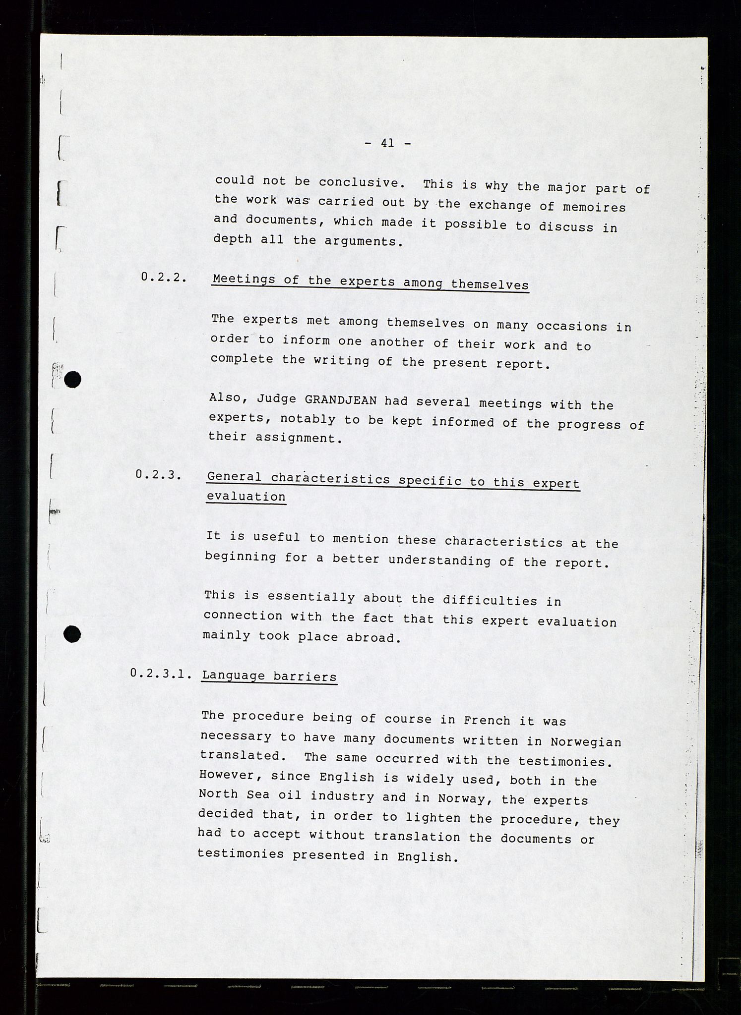 Pa 1503 - Stavanger Drilling AS, AV/SAST-A-101906/Da/L0007: Alexander L. Kielland - Rettssak i Paris, 1982-1988, p. 41