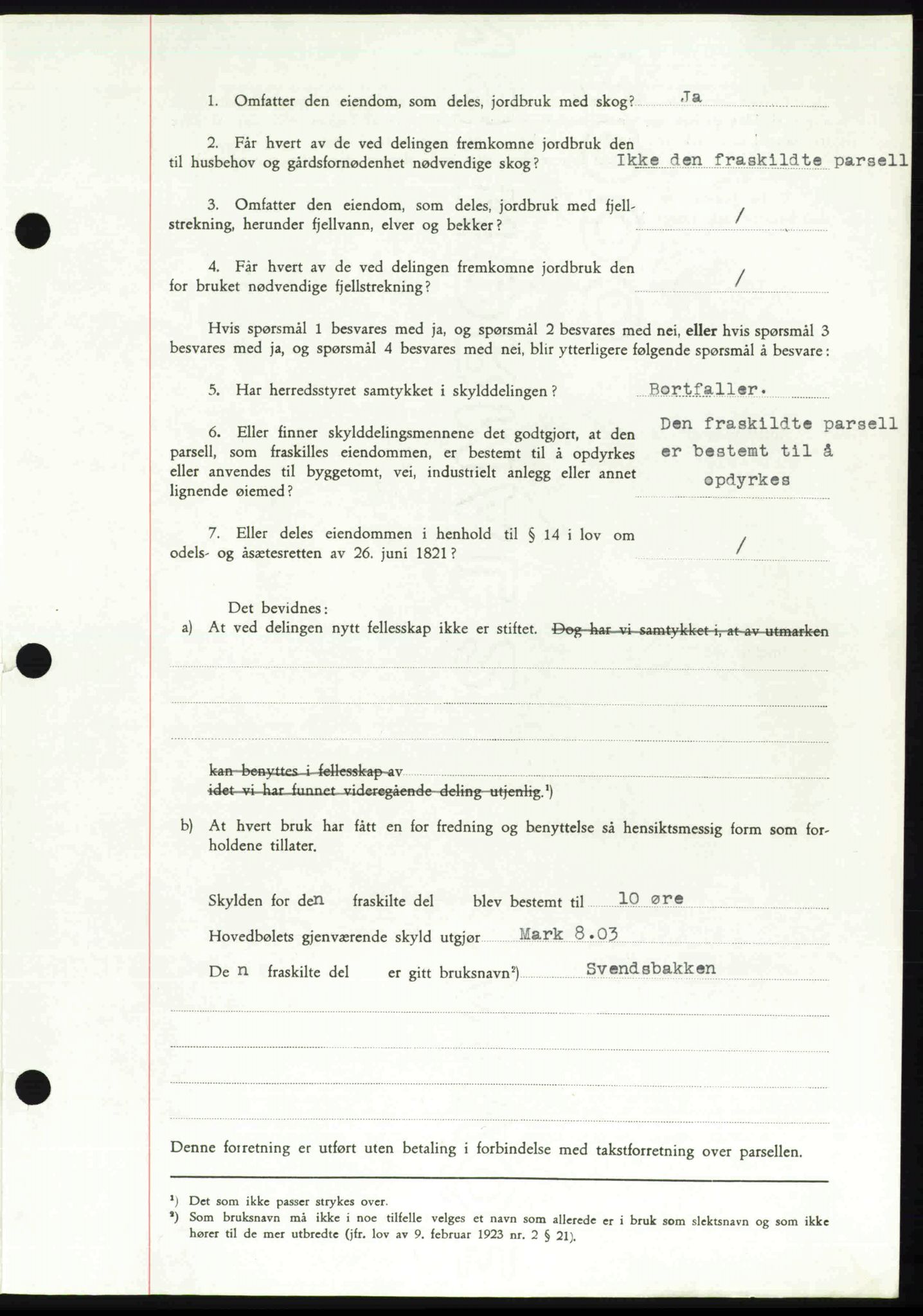 Toten tingrett, SAH/TING-006/H/Hb/Hbc/L0003: Mortgage book no. Hbc-03, 1937-1938, Diary no: : 2255/1937