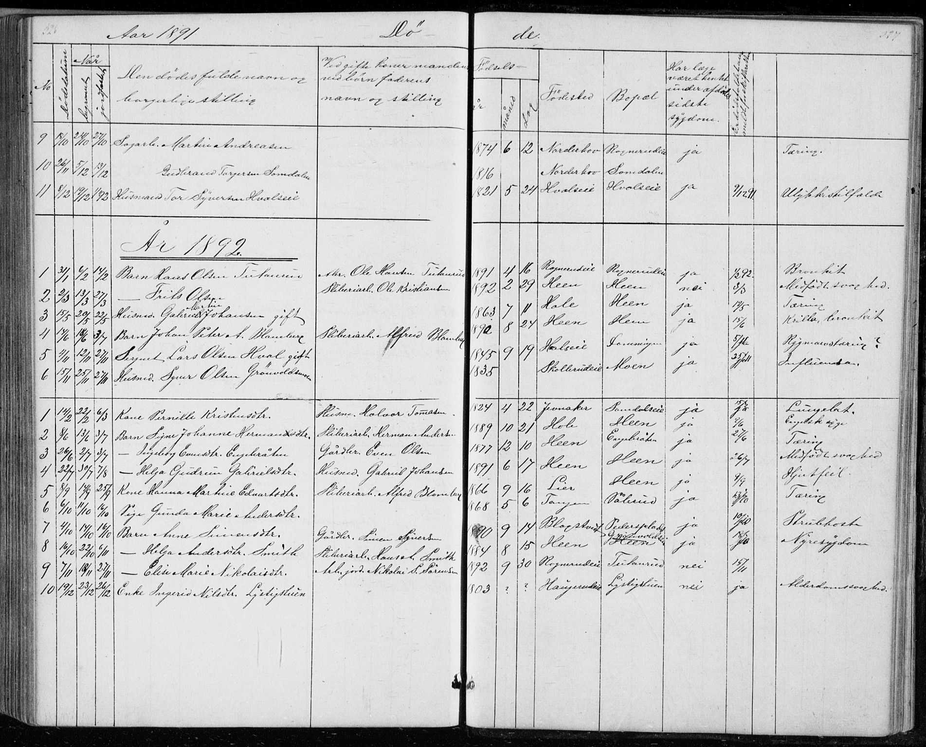 Ådal kirkebøker, SAKO/A-248/G/Gc/L0001: Parish register (copy) no. III 1, 1862-1898, p. 526-527