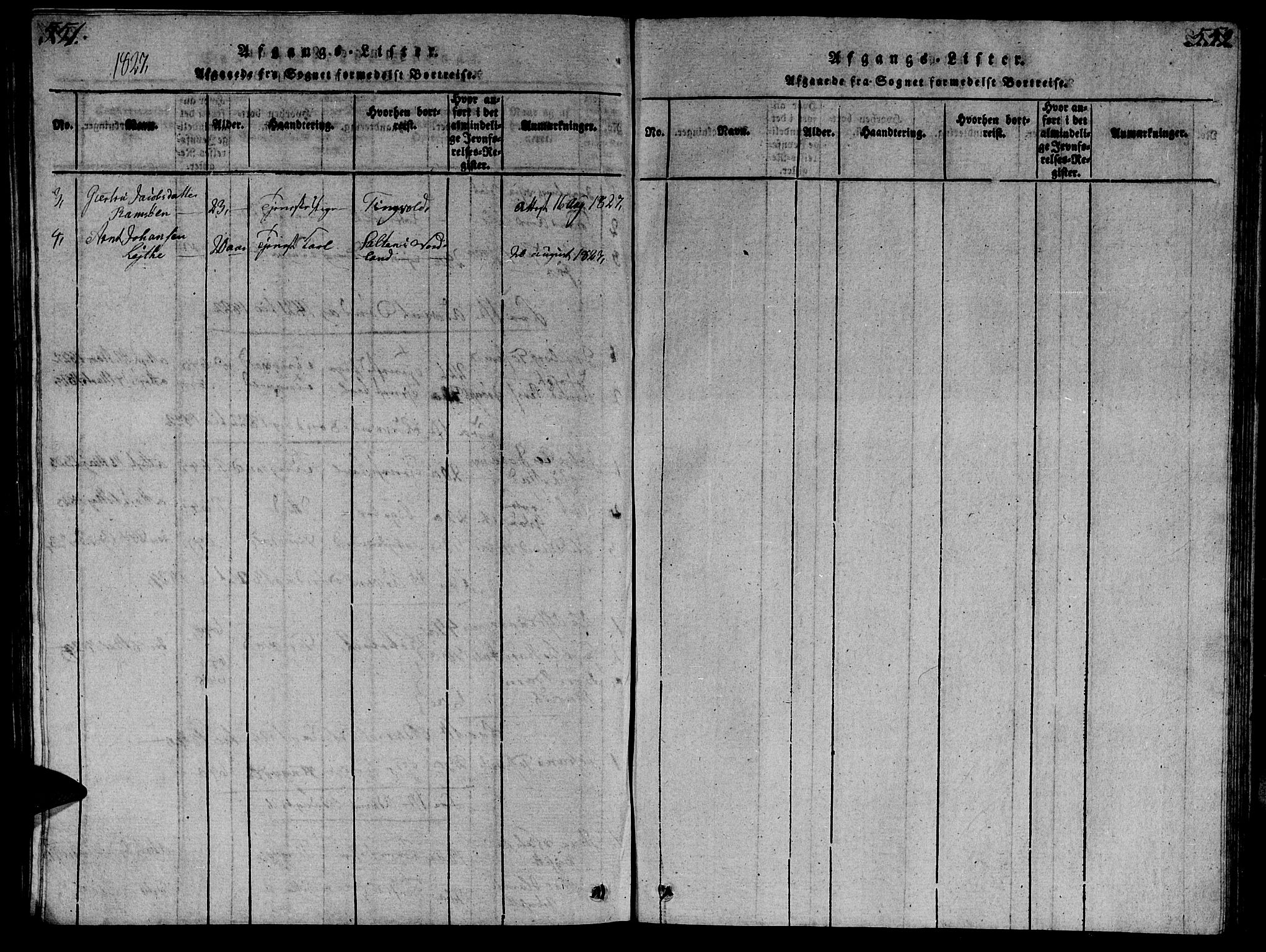 Ministerialprotokoller, klokkerbøker og fødselsregistre - Møre og Romsdal, AV/SAT-A-1454/568/L0811: Parish register (copy) no. 568C01, 1819-1828, p. 551-552