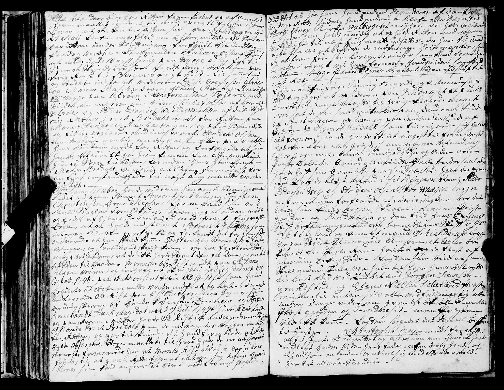Lofoten sorenskriveri, SAT/A-0017/1/1/1A/L0005: Tingbok, 1739-1752, p. 384-385