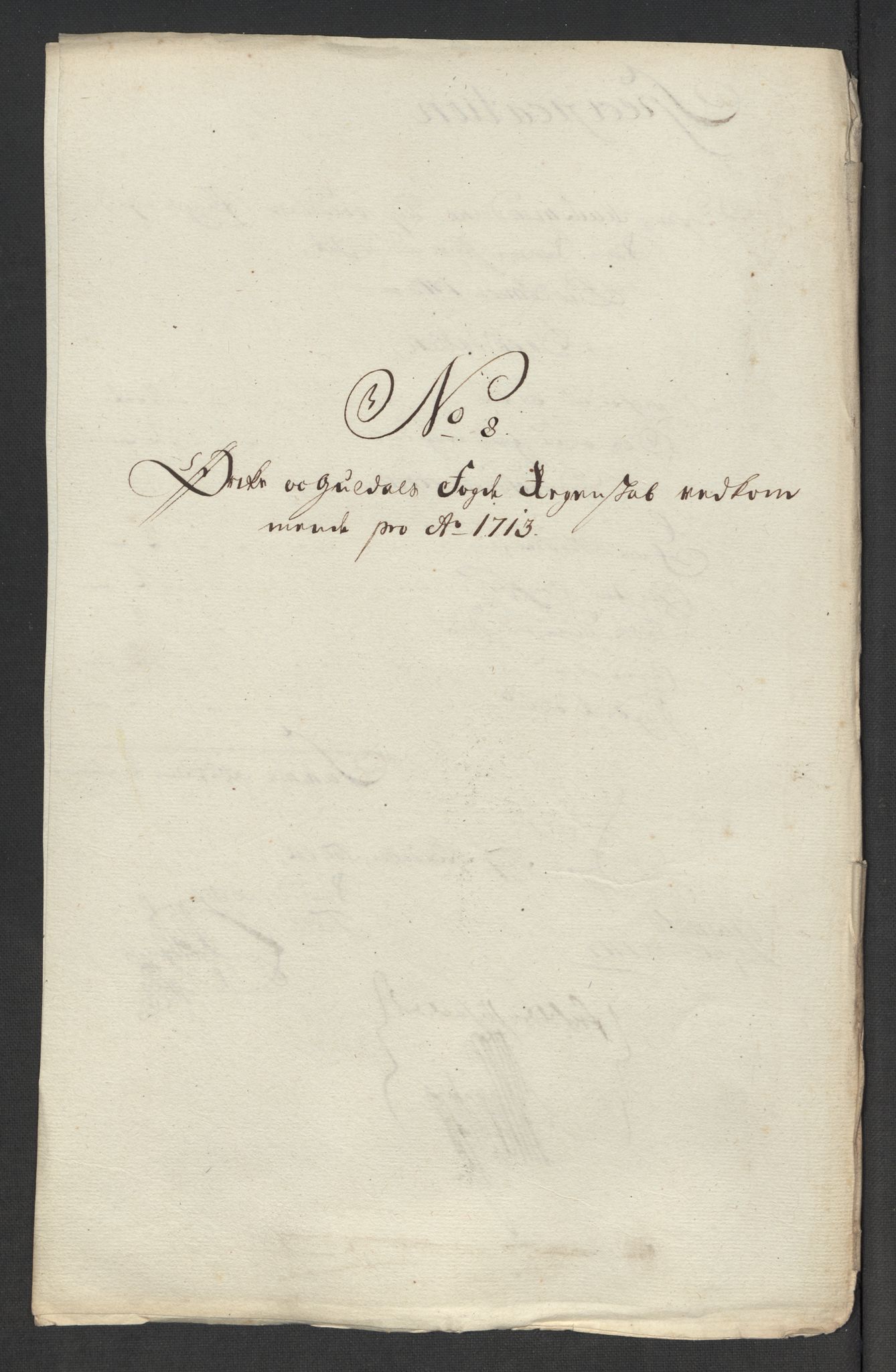 Rentekammeret inntil 1814, Reviderte regnskaper, Fogderegnskap, RA/EA-4092/R60/L3964: Fogderegnskap Orkdal og Gauldal, 1713, p. 135