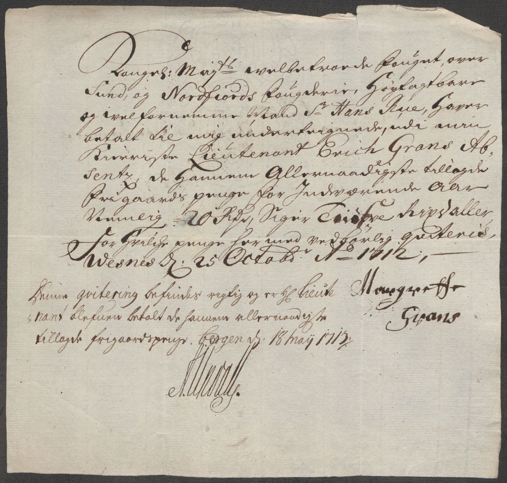 Rentekammeret inntil 1814, Reviderte regnskaper, Fogderegnskap, AV/RA-EA-4092/R53/L3435: Fogderegnskap Sunn- og Nordfjord, 1712, p. 262