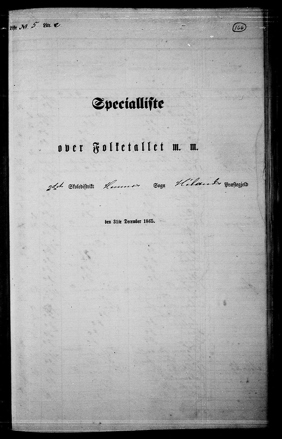 RA, 1865 census for Høland, 1865, p. 157