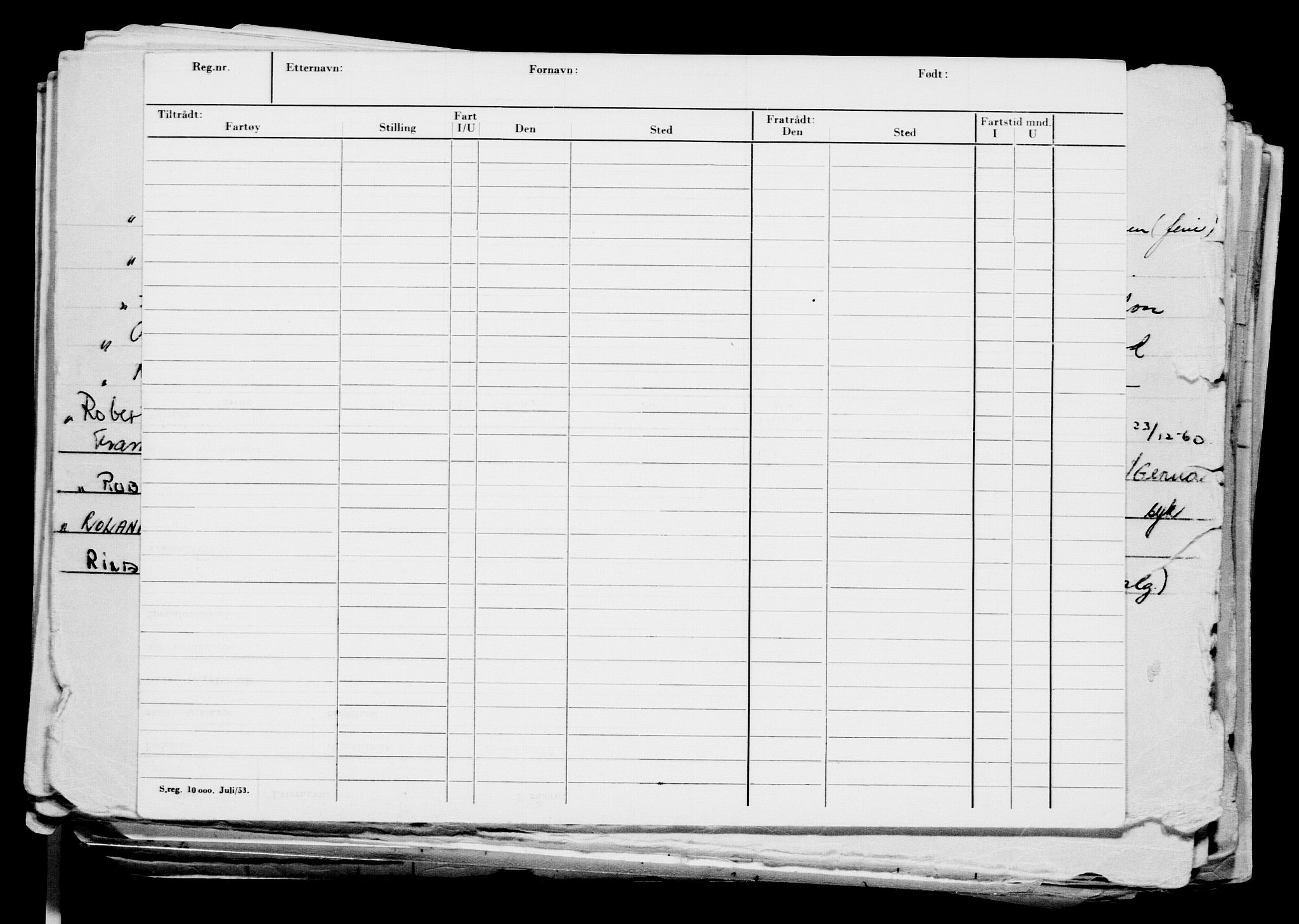 Direktoratet for sjømenn, AV/RA-S-3545/G/Gb/L0084: Hovedkort, 1909, p. 540