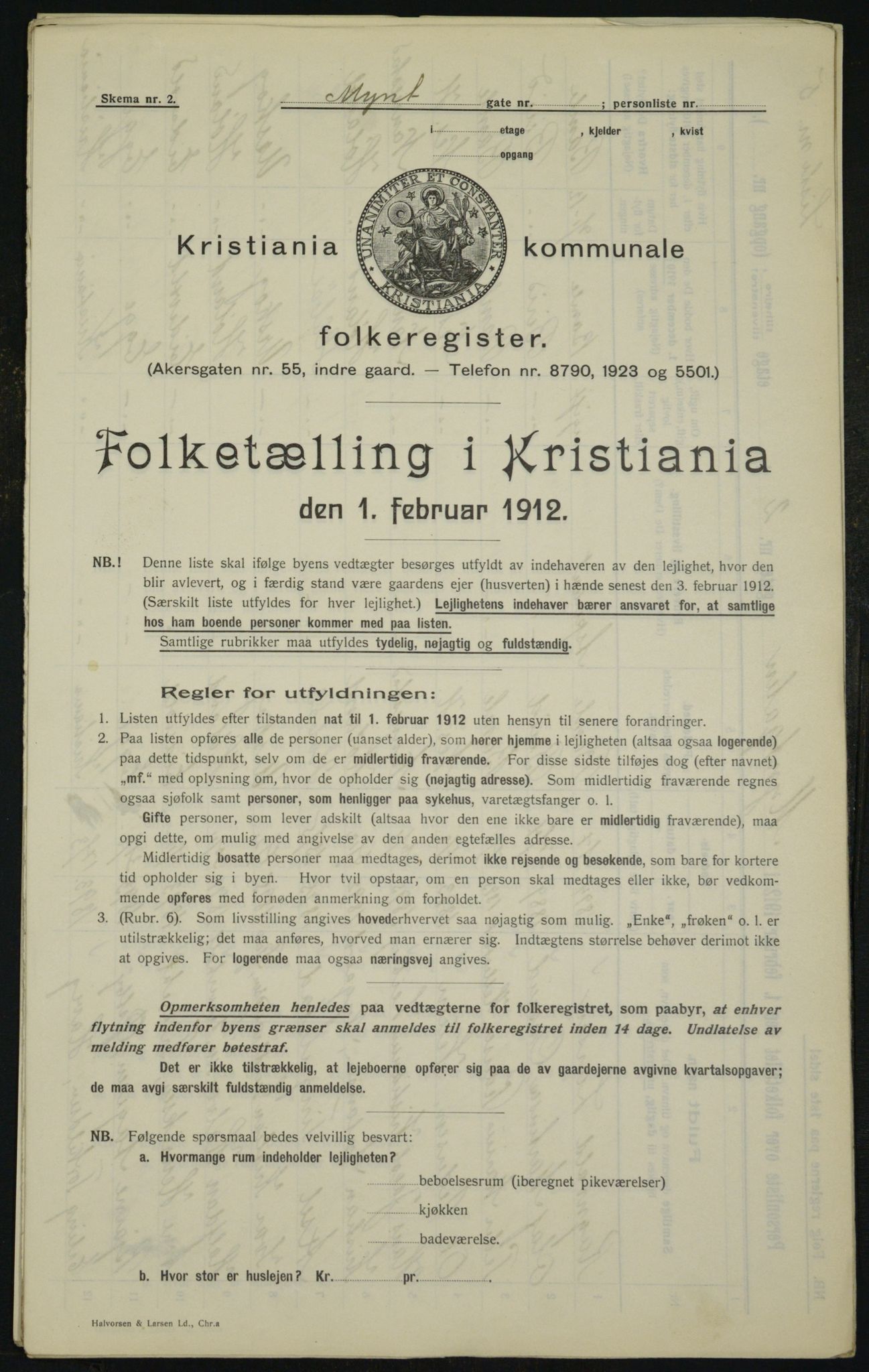 OBA, Municipal Census 1912 for Kristiania, 1912, p. 68871