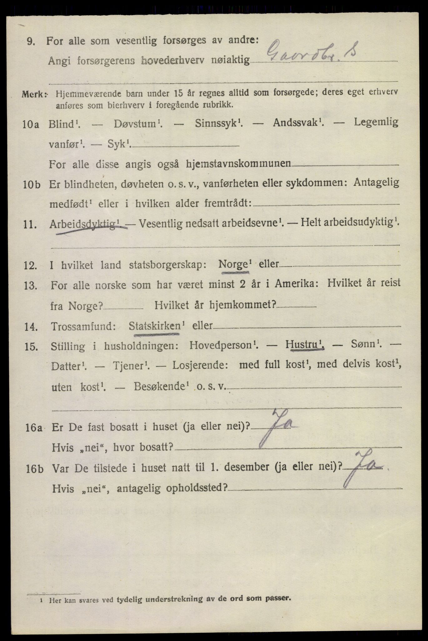 SAKO, 1920 census for Nedre Eiker, 1920, p. 9260