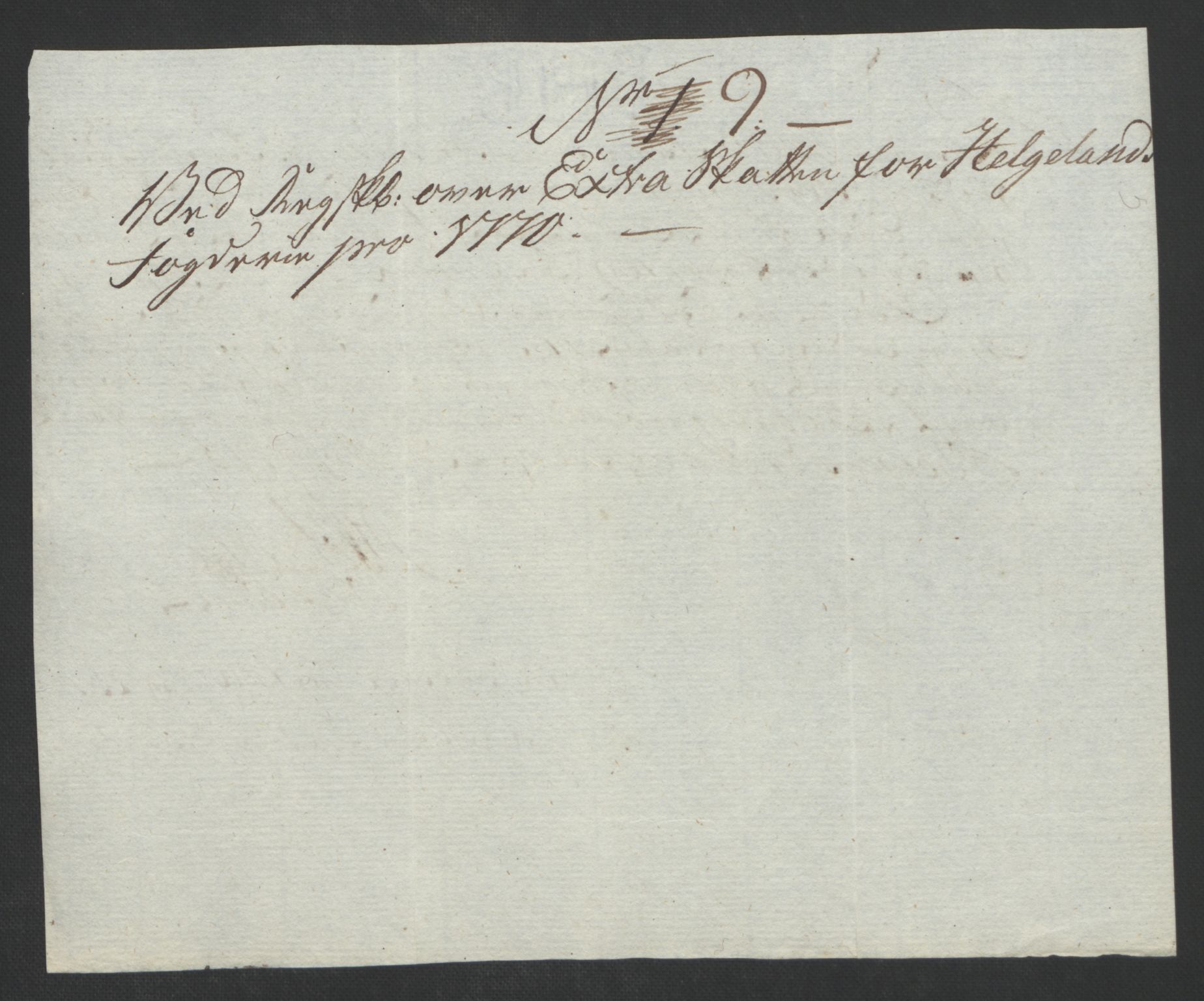 Rentekammeret inntil 1814, Reviderte regnskaper, Fogderegnskap, RA/EA-4092/R65/L4573: Ekstraskatten Helgeland, 1762-1772, p. 290