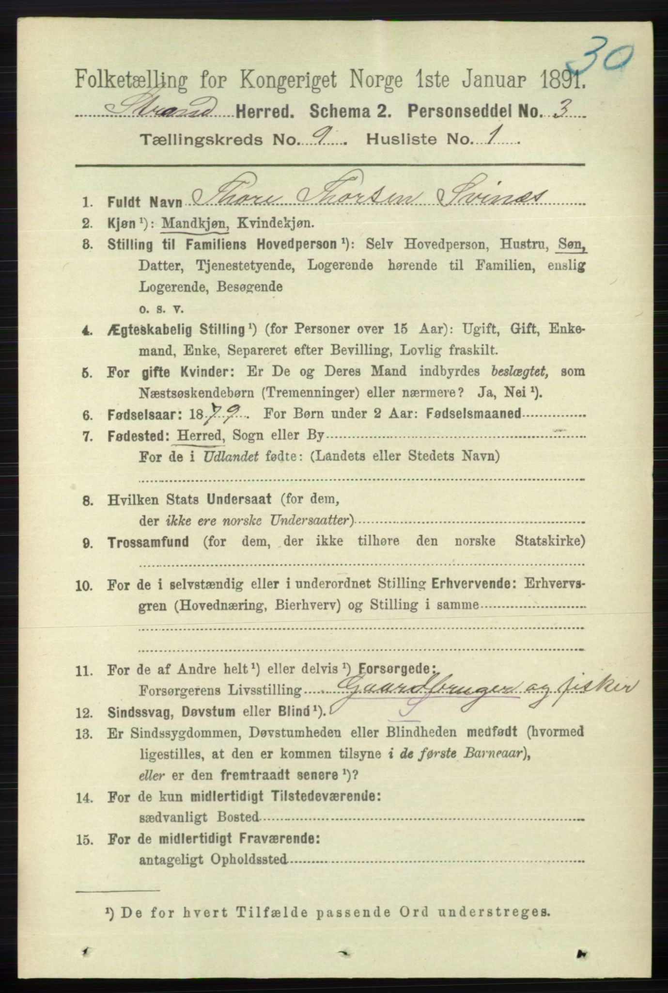 RA, 1891 census for 1130 Strand, 1891, p. 2627