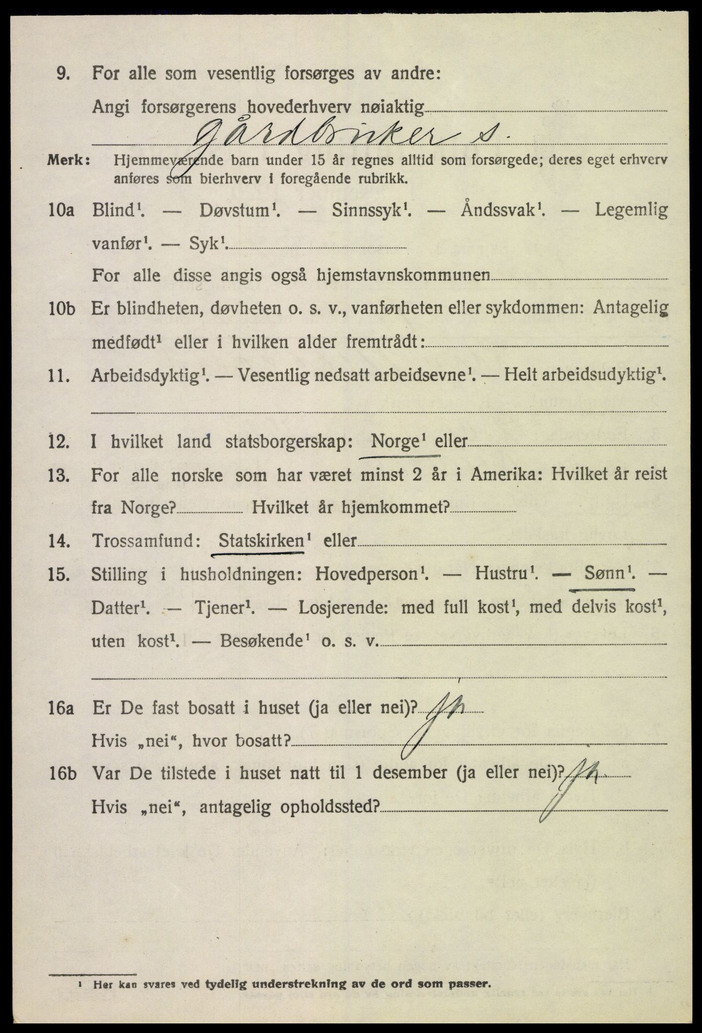 SAH, 1920 census for Romedal, 1920, p. 7758