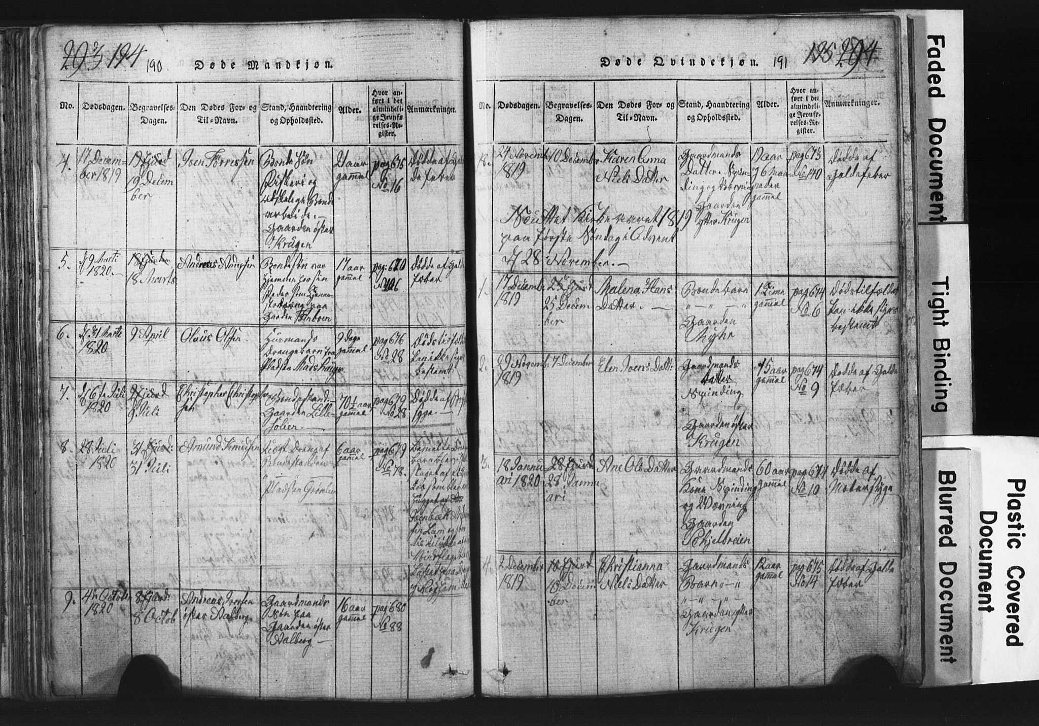 Ministerialprotokoller, klokkerbøker og fødselsregistre - Nord-Trøndelag, SAT/A-1458/701/L0017: Parish register (copy) no. 701C01, 1817-1825, p. 190-191