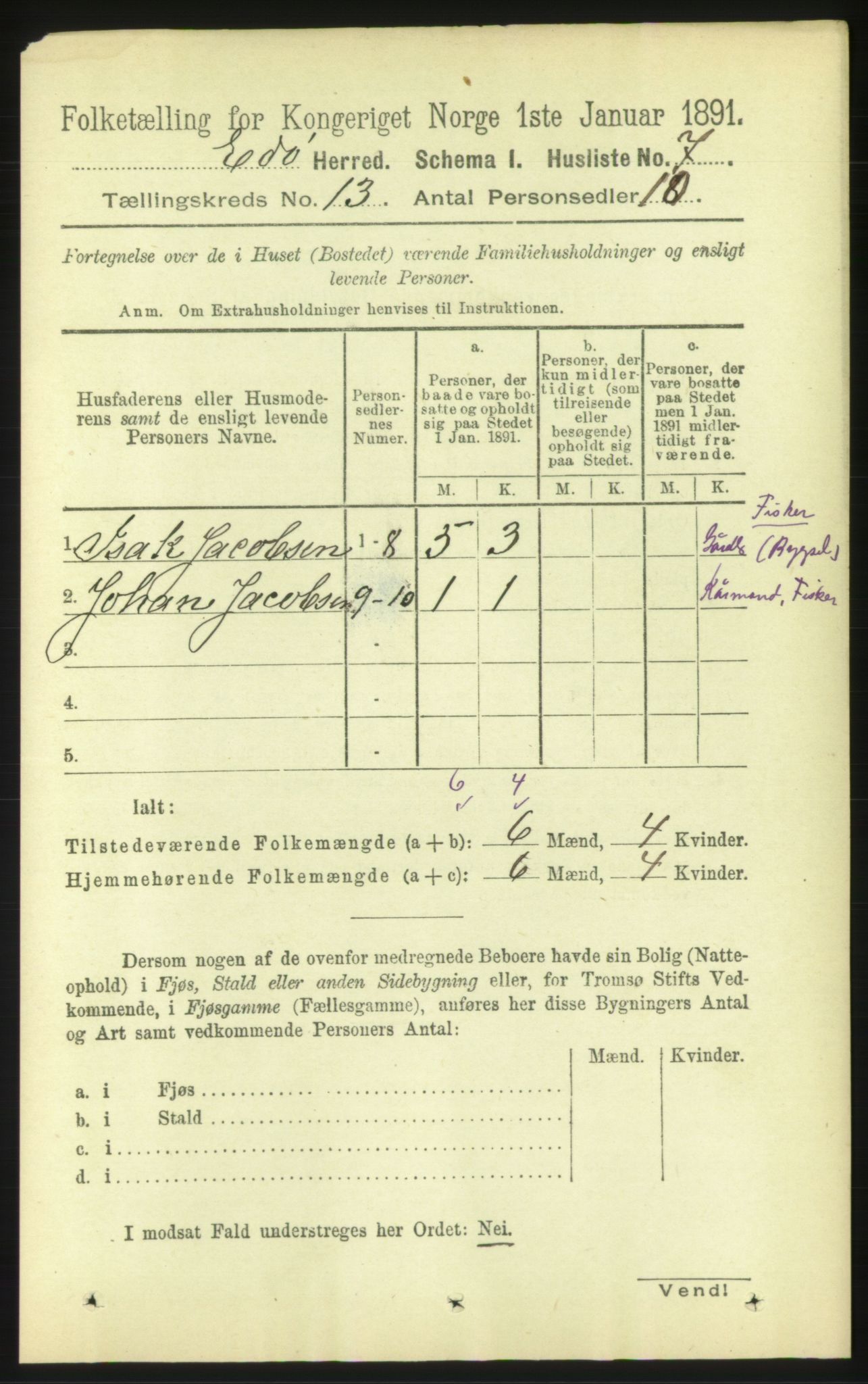 RA, 1891 census for 1573 Edøy, 1891, p. 3648