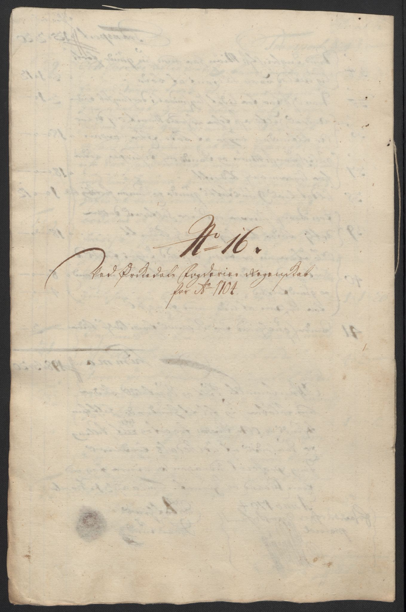 Rentekammeret inntil 1814, Reviderte regnskaper, Fogderegnskap, RA/EA-4092/R60/L3954: Fogderegnskap Orkdal og Gauldal, 1704, p. 187