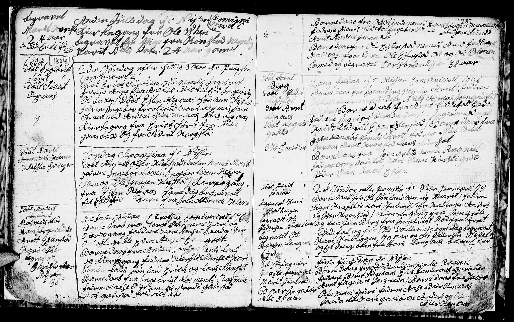 Ministerialprotokoller, klokkerbøker og fødselsregistre - Sør-Trøndelag, SAT/A-1456/694/L1129: Parish register (copy) no. 694C01, 1793-1815, p. 28
