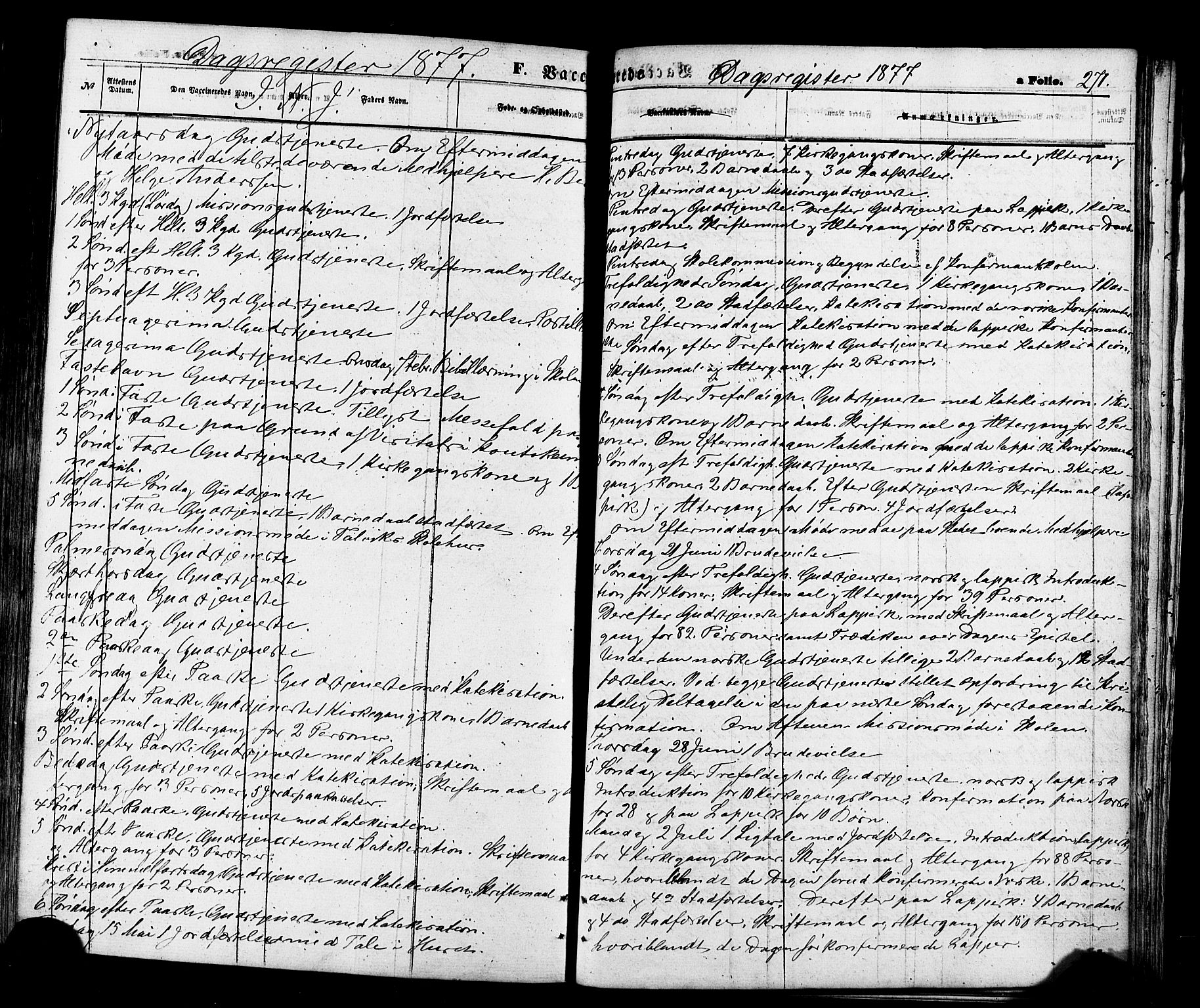 Talvik sokneprestkontor, SATØ/S-1337/H/Ha/L0011kirke: Parish register (official) no. 11, 1864-1877, p. 271