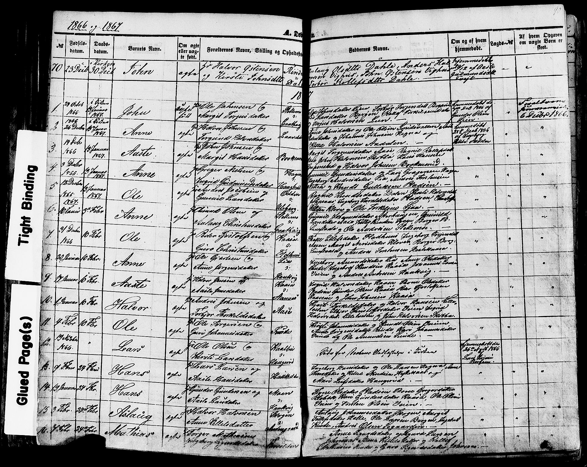 Sauherad kirkebøker, SAKO/A-298/F/Fa/L0007: Parish register (official) no. I 7, 1851-1873, p. 90
