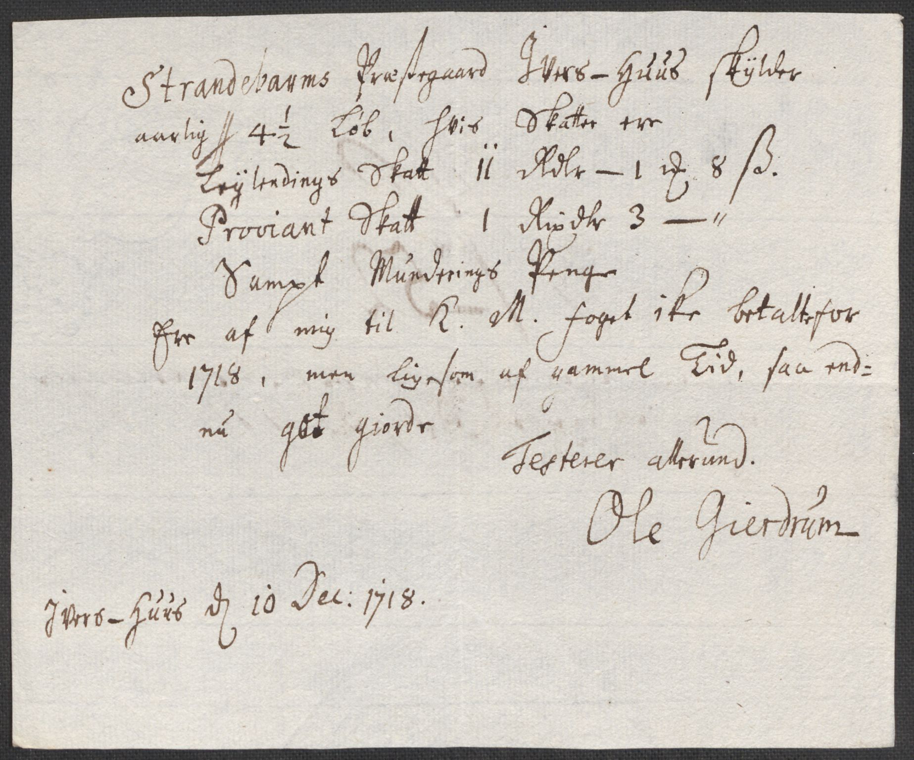 Rentekammeret inntil 1814, Reviderte regnskaper, Fogderegnskap, AV/RA-EA-4092/R48/L2996: Fogderegnskap Sunnhordland og Hardanger, 1718, p. 33