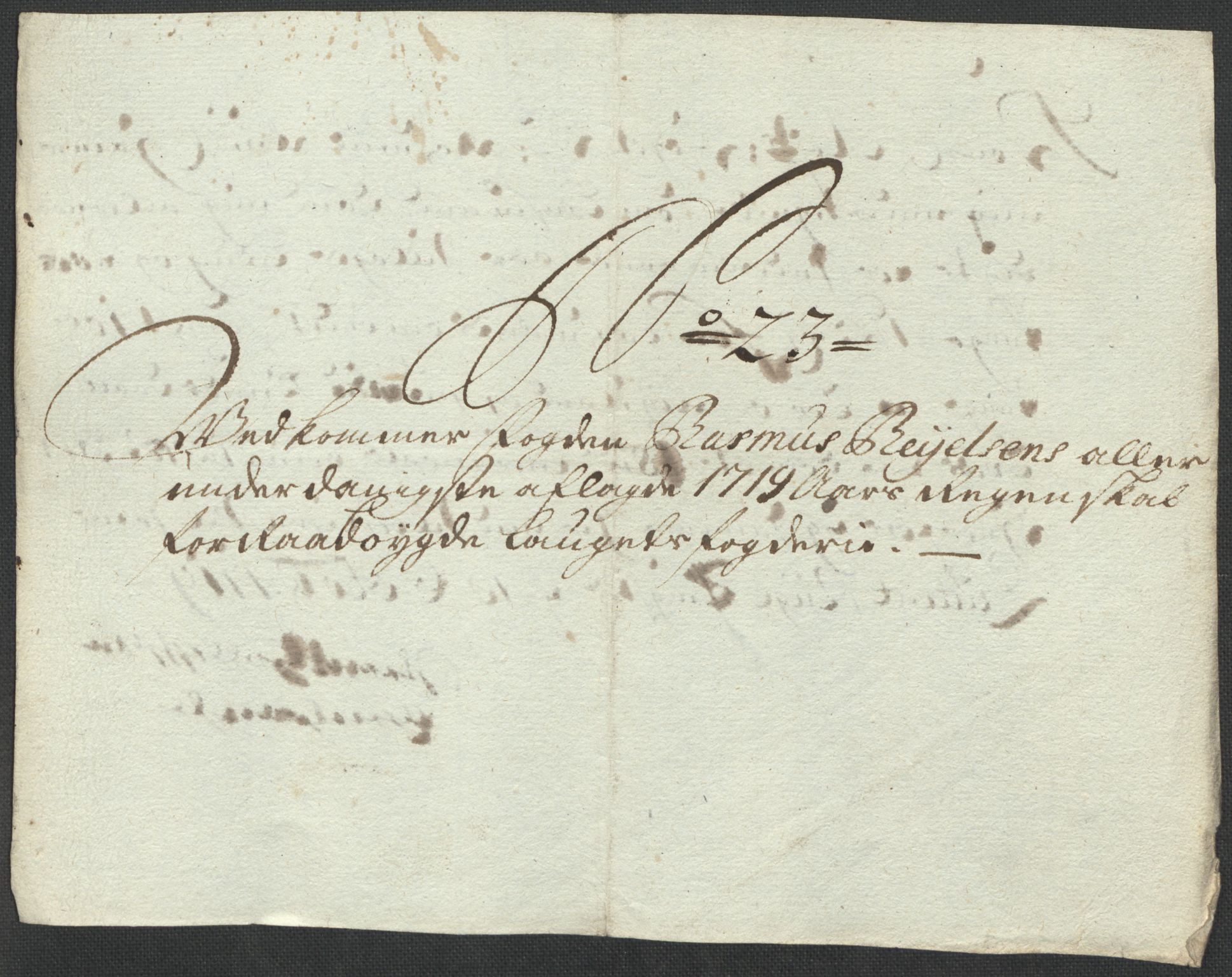 Rentekammeret inntil 1814, Reviderte regnskaper, Fogderegnskap, AV/RA-EA-4092/R40/L2453: Fogderegnskap Råbyggelag, 1718-1719, p. 388