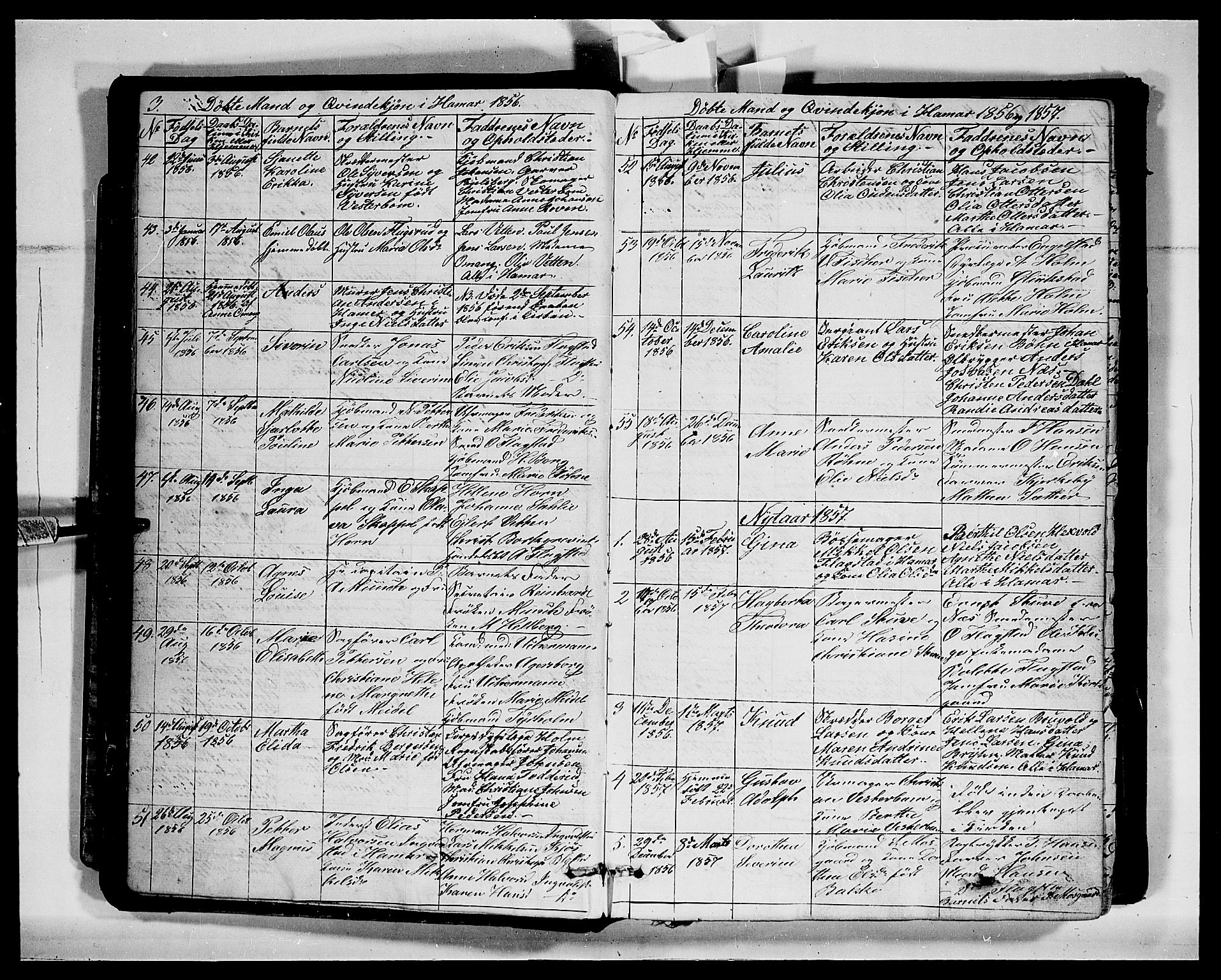 Vang prestekontor, Hedmark, SAH/PREST-008/H/Ha/Hab/L0011: Parish register (copy) no. 11, 1855-1878, p. 3