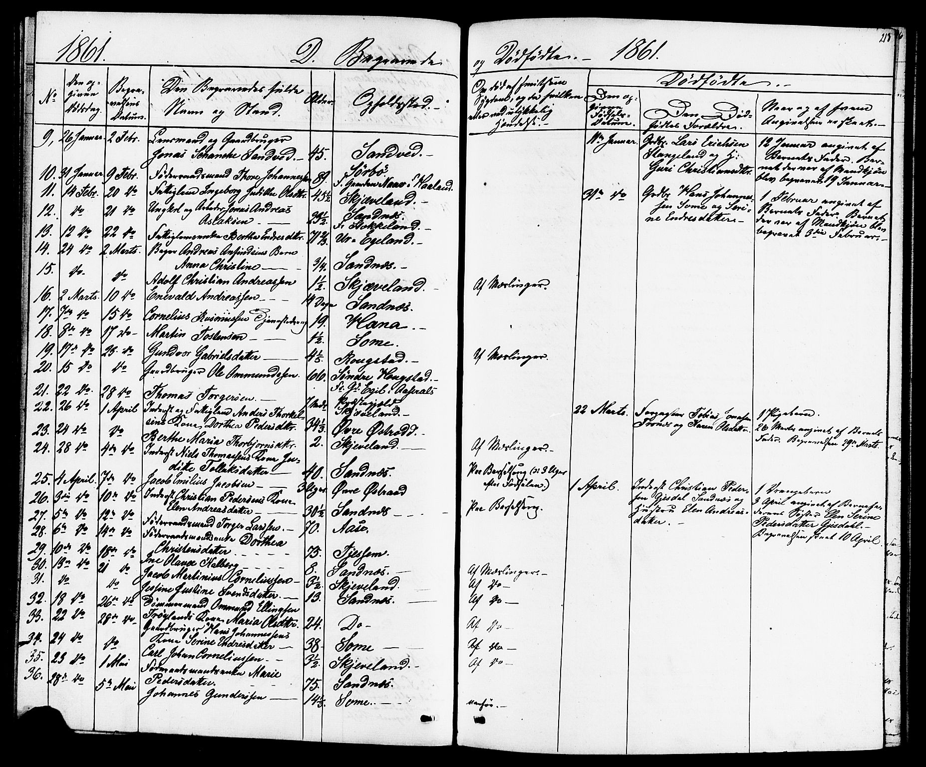 Høyland sokneprestkontor, SAST/A-101799/001/30BB/L0001: Parish register (copy) no. B 1, 1854-1873, p. 213