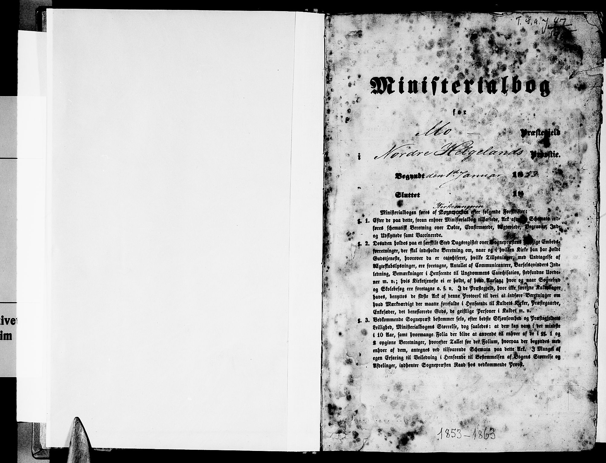 Ministerialprotokoller, klokkerbøker og fødselsregistre - Nordland, SAT/A-1459/827/L0414: Parish register (copy) no. 827C03, 1853-1865