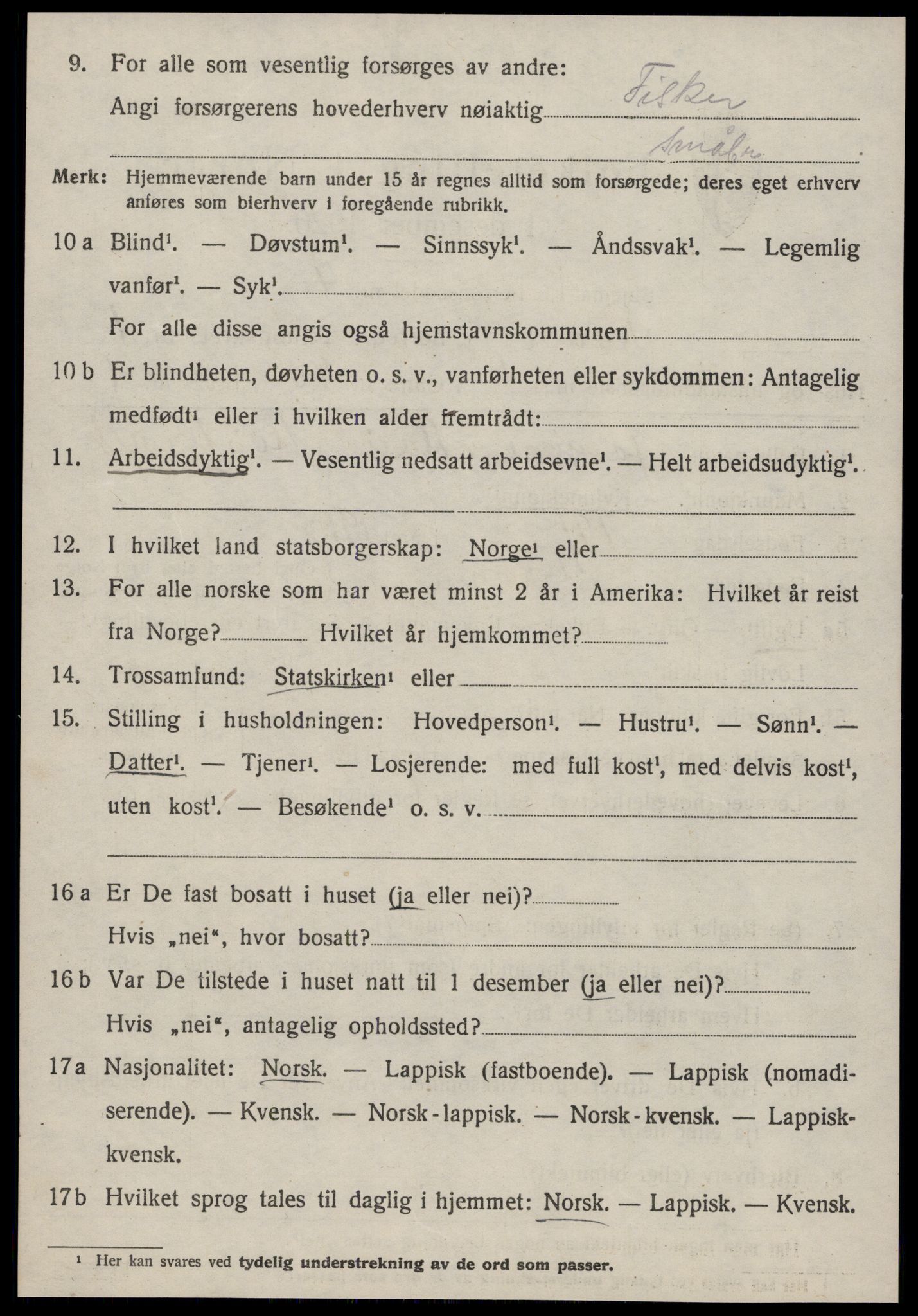 SAT, 1920 census for Roan, 1920, p. 810