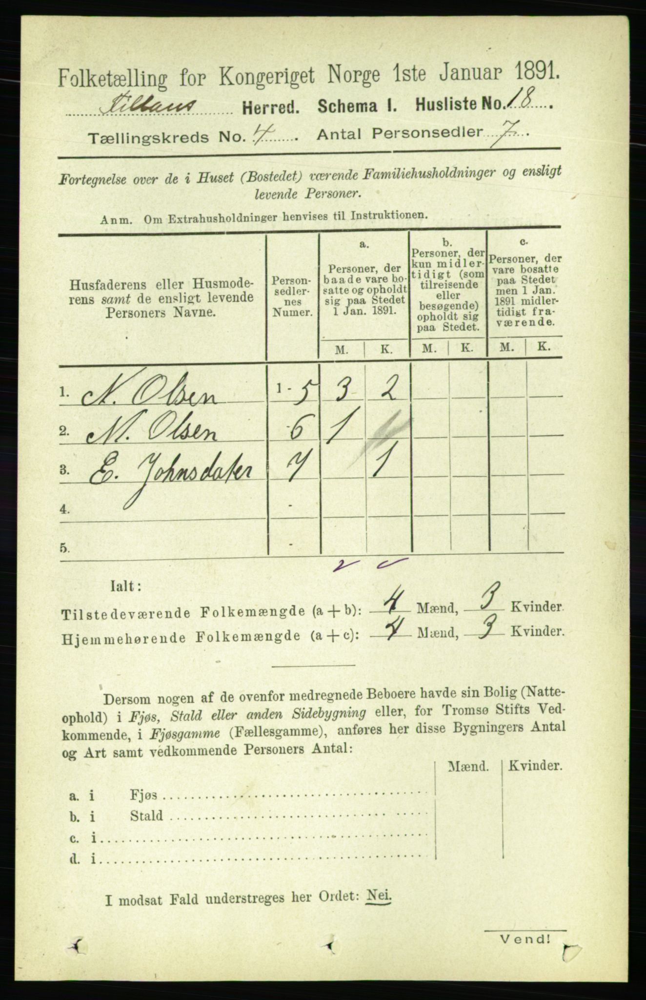 RA, 1891 census for 1616 Fillan, 1891, p. 638