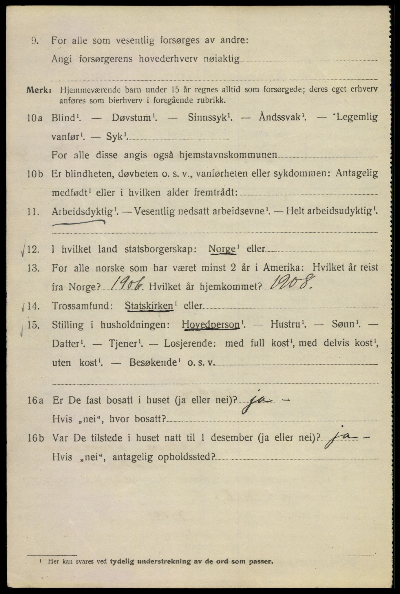 SAO, 1920 census for Kristiania, 1920, p. 604174