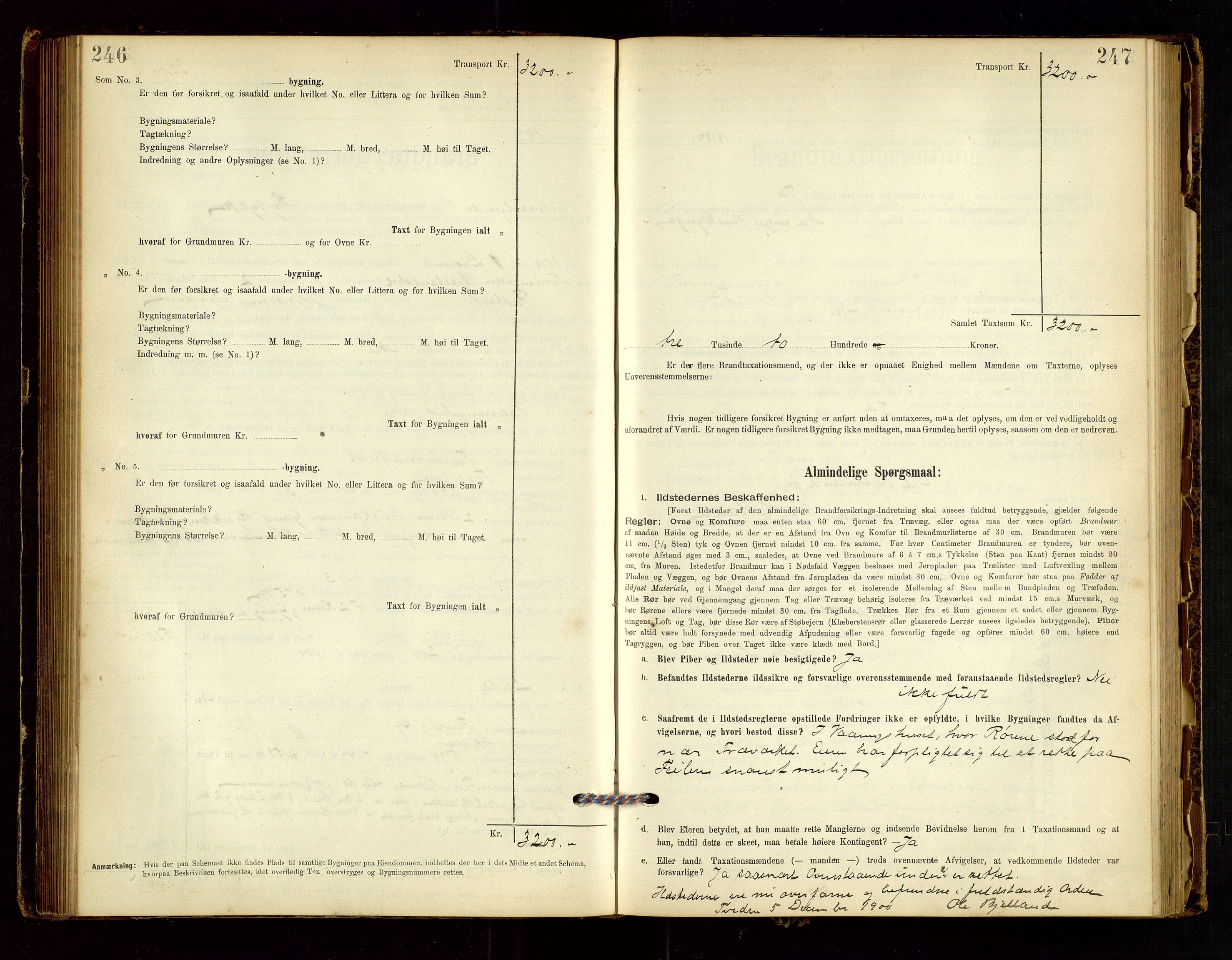 Hjelmeland lensmannskontor, AV/SAST-A-100439/Gob/L0001: "Brandtaxationsprotokol", 1895-1932, p. 246-247